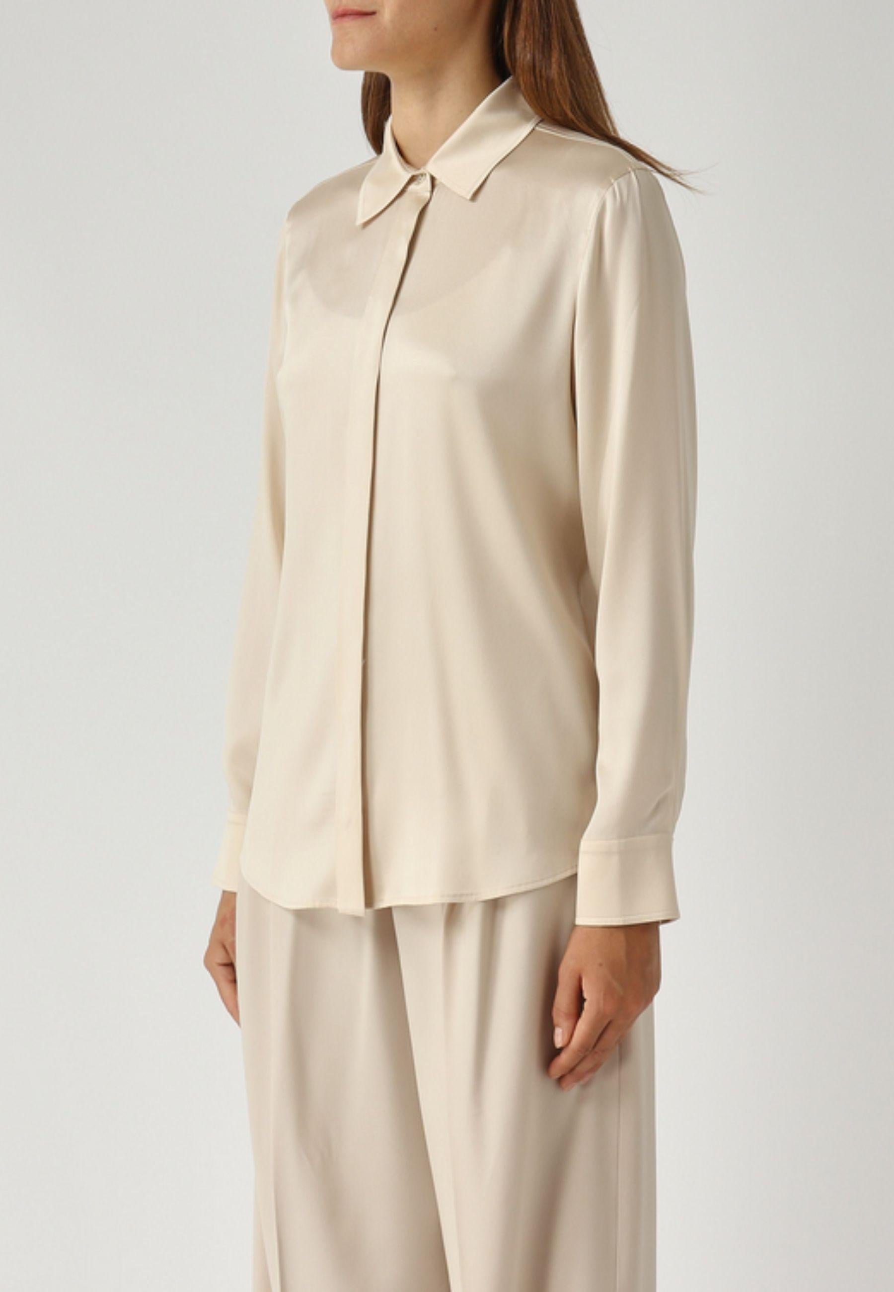 Max Mara Studio - Camicia Xero in seta stretch 