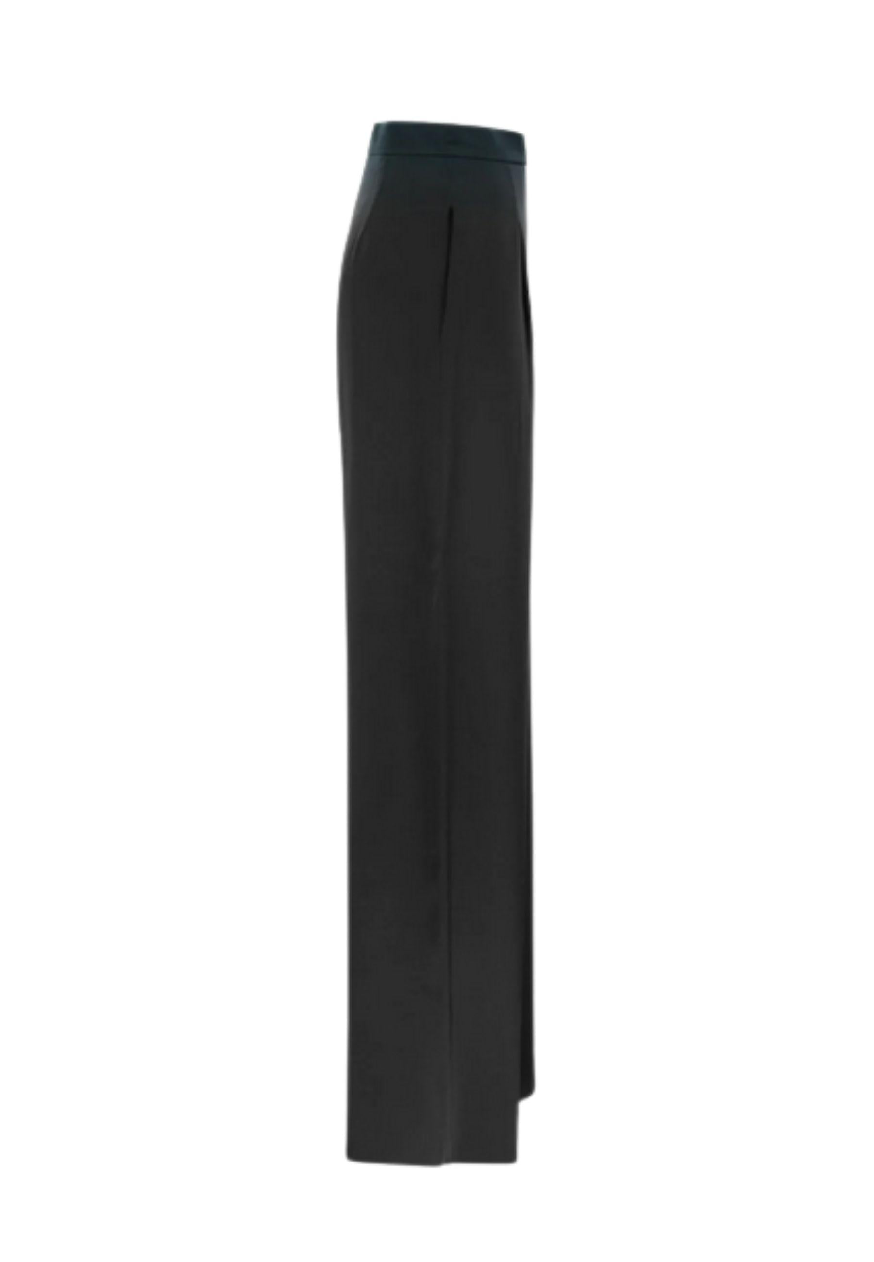 Pantalone Attila in Envers Satin Nero 