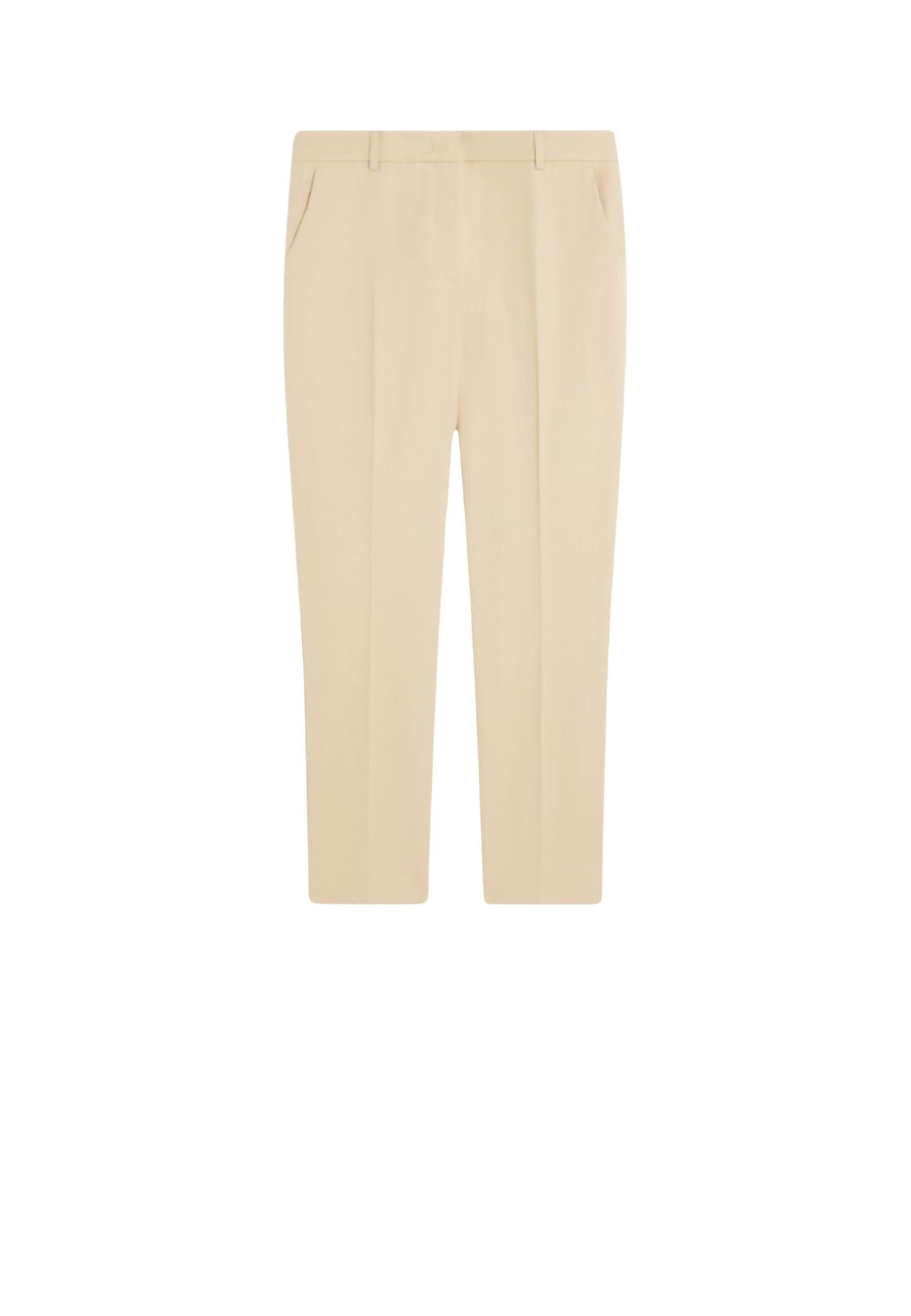 Weekend Max Mara - Pantaloni dritti in cotone stretch 