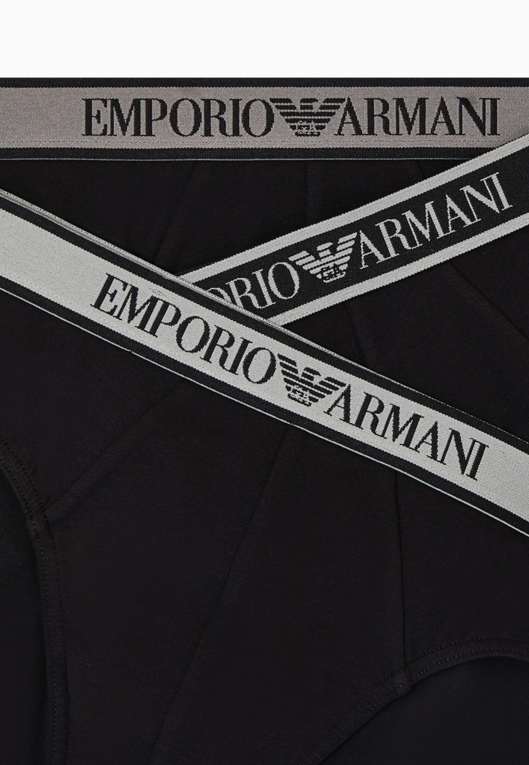 Emporio Armani - Pack 3 Slip Core Logoband 