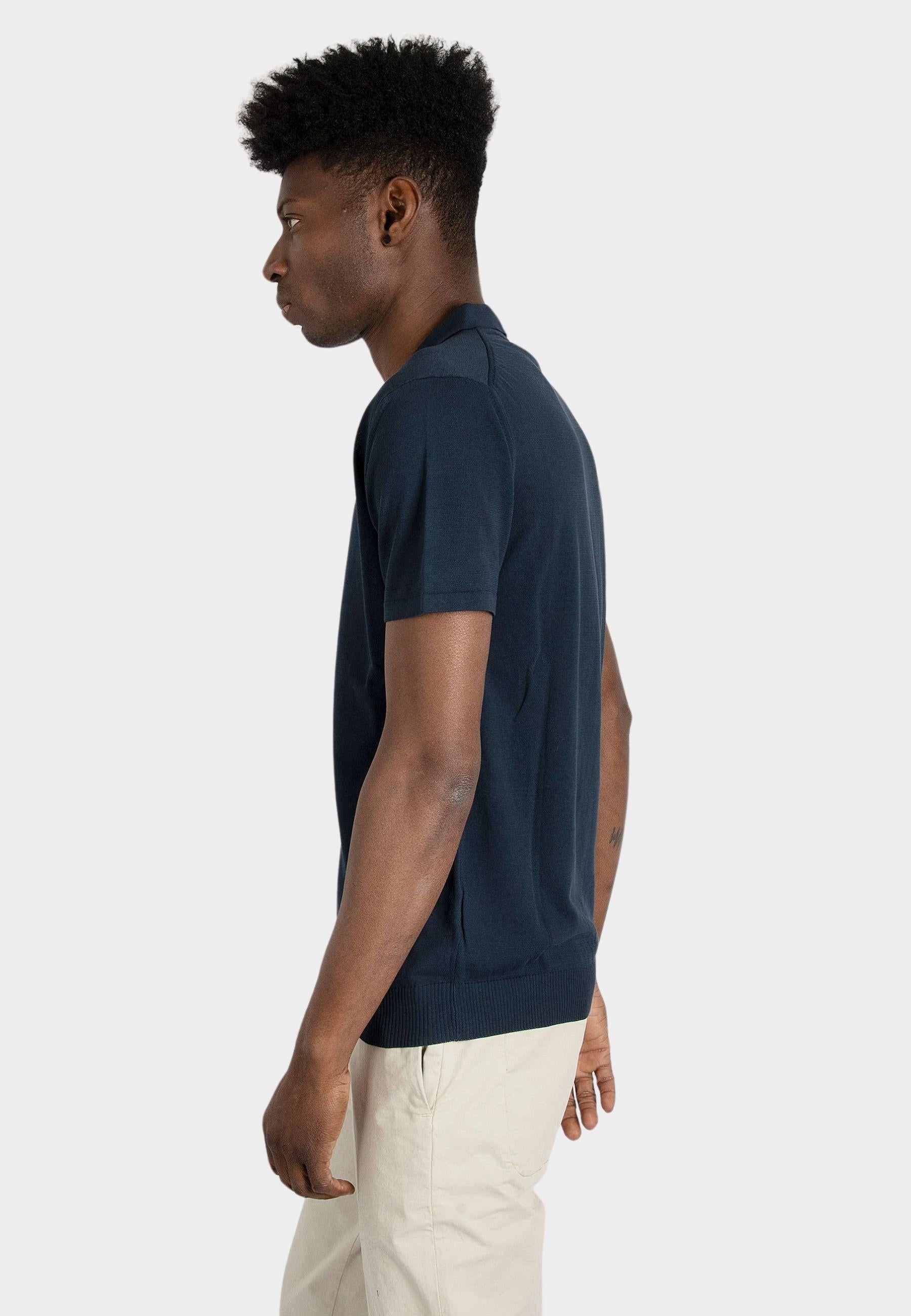Polo Crepe in Cotone - Made in Italy 