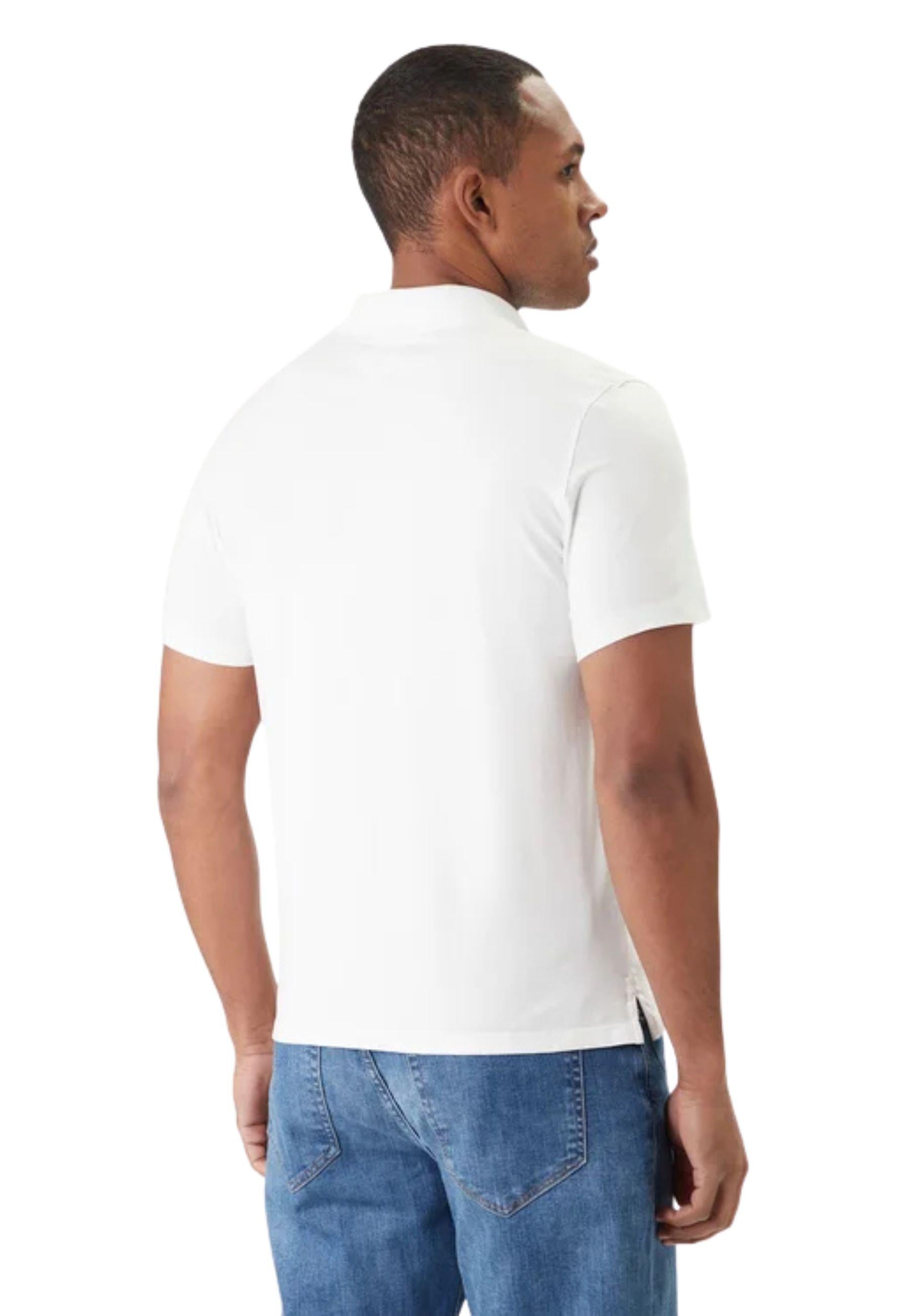Polo Calvin Klein in cotone stretch - Bianca 