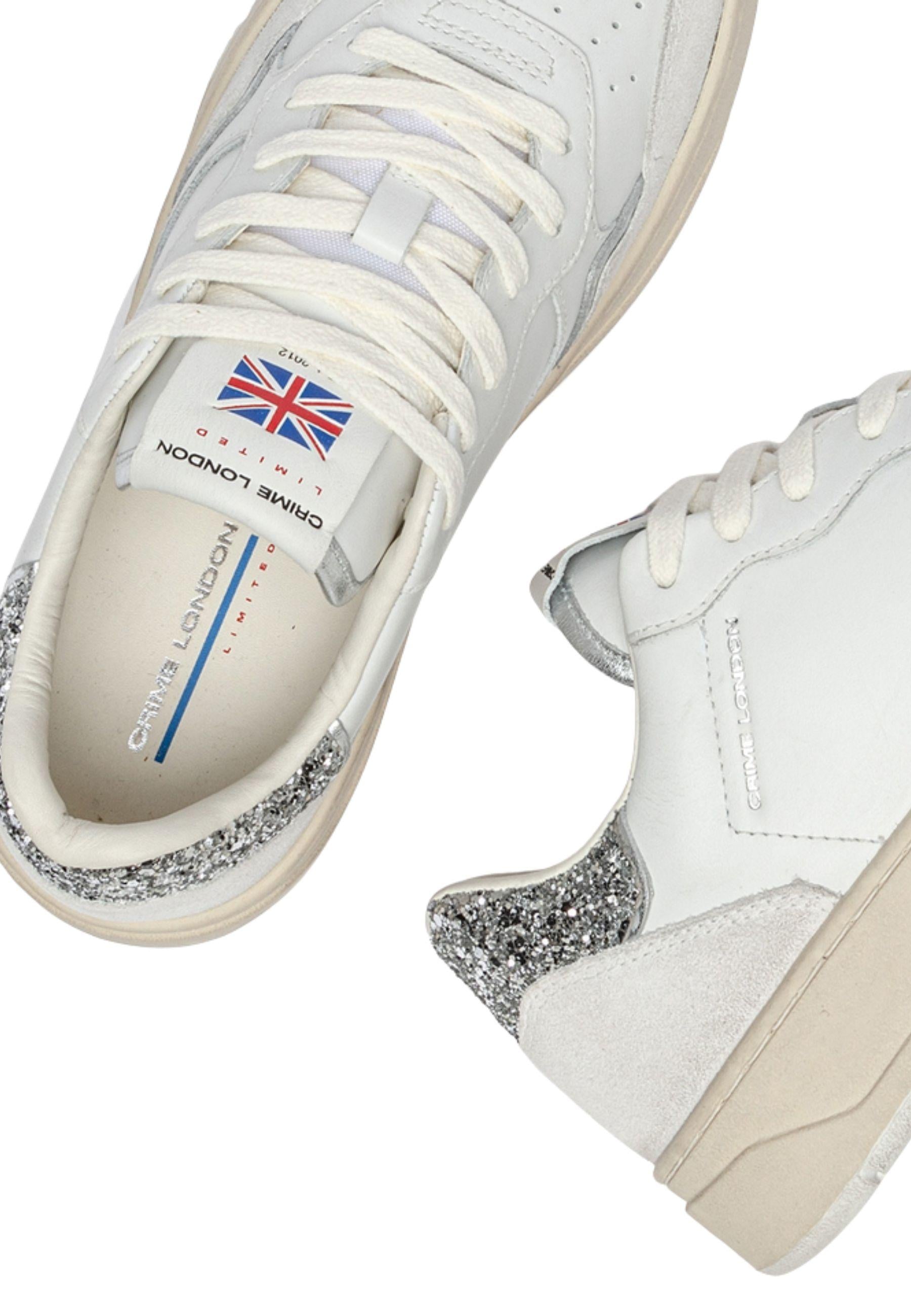 Timeless Silver Shine - Sneakers Donna Made in Italy 
