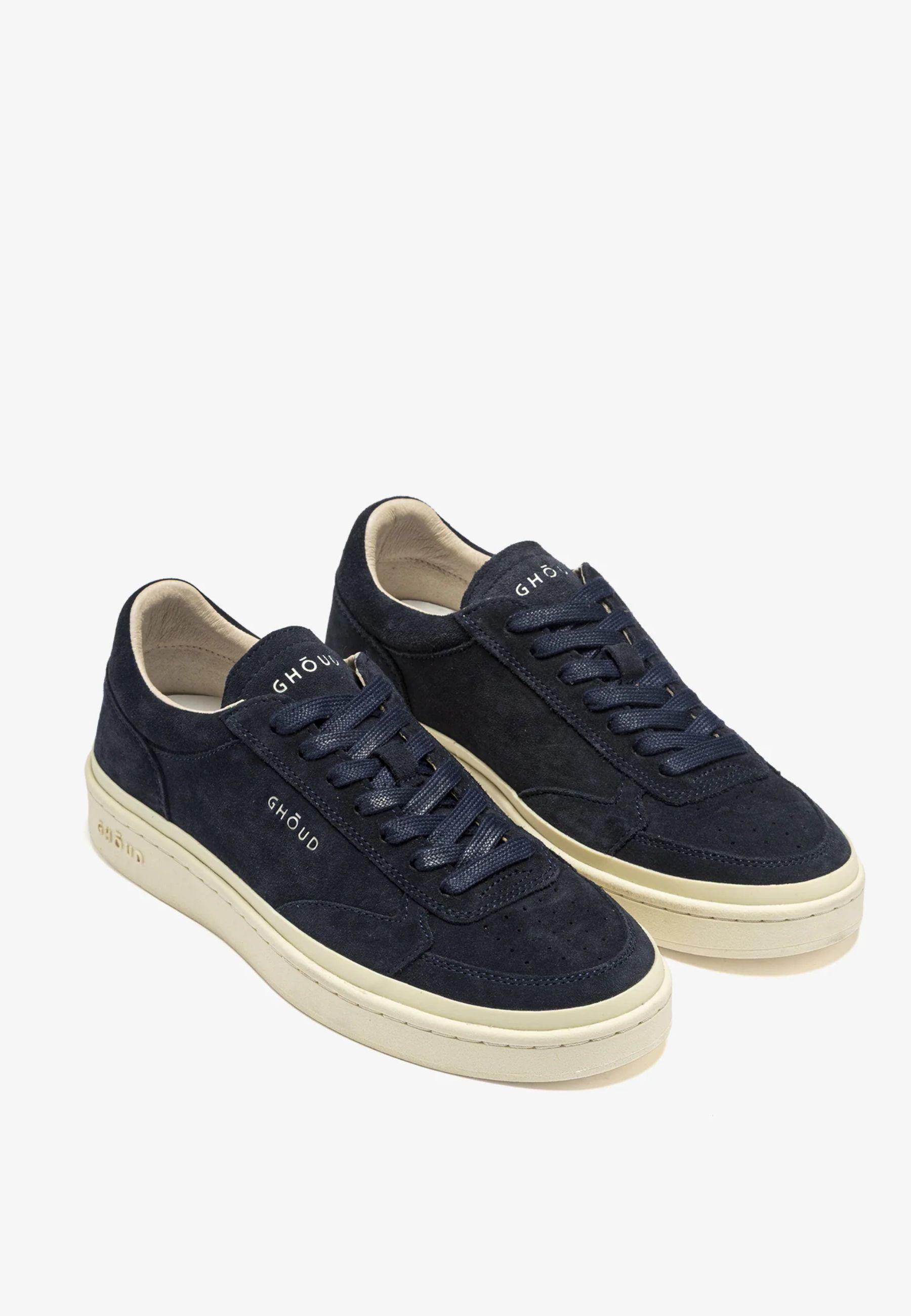 Sneakers uomo Ghoud Pads Hushed Bluette - suede con suola platform 