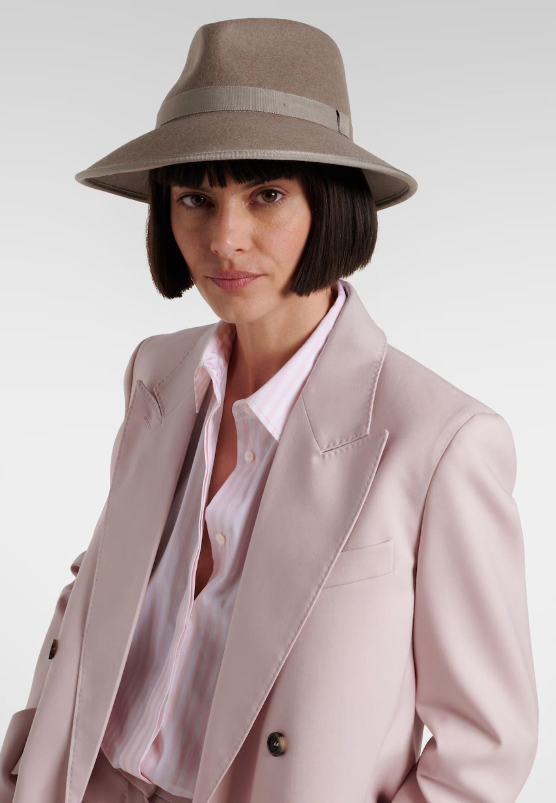 Max Mara - Cappello fedora Locusta in feltro di lana 