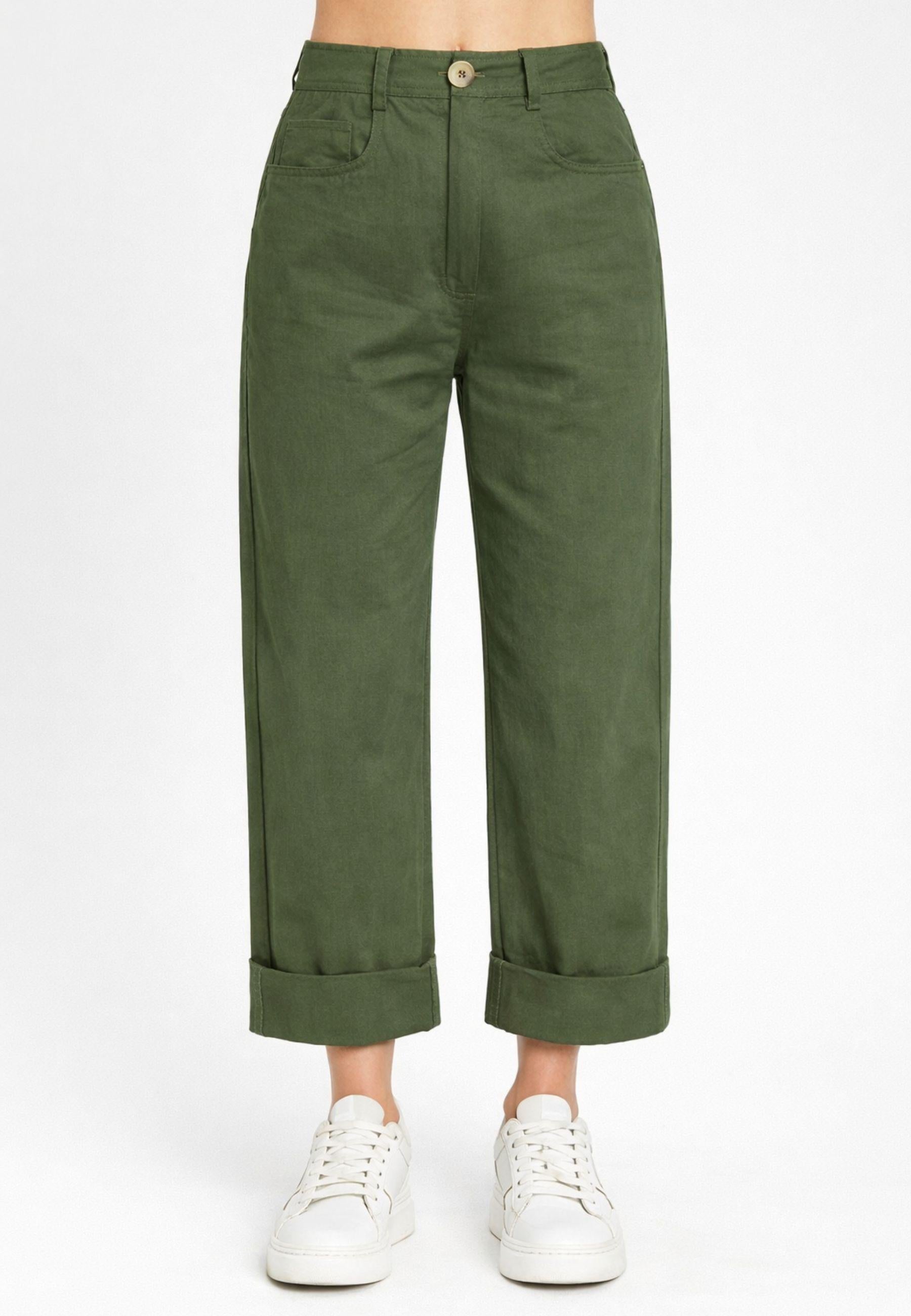 Pantalone donna in cotone 