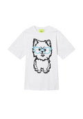 Oversize T-shirt with print and embroidery - Actitude by Twinset