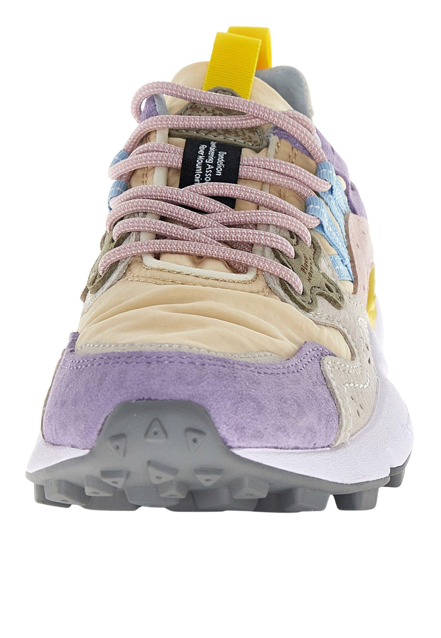 Sneaker Flower Mountain multicolor in pelle e tessuto tecnico 