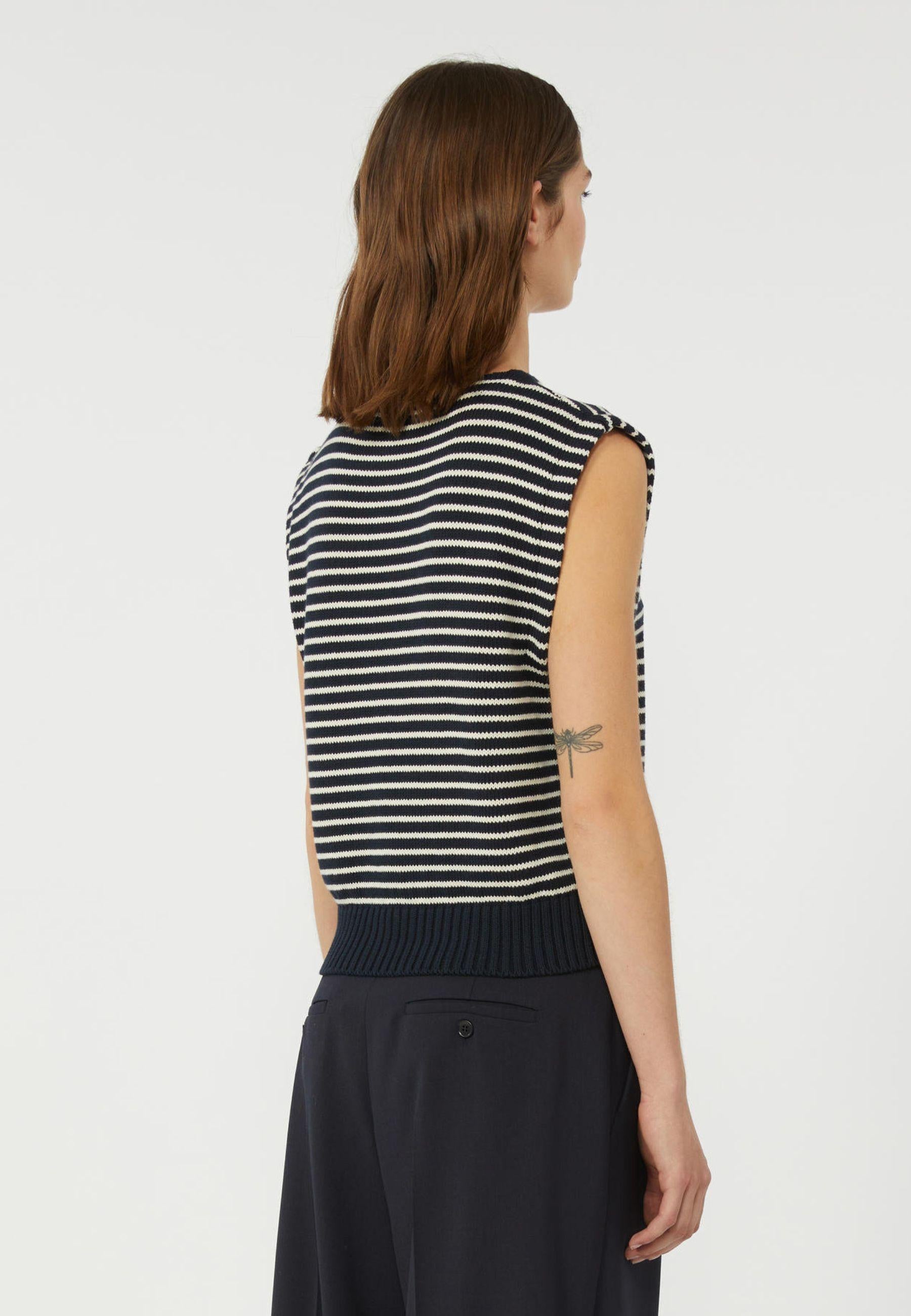 Weekend Max Mara - Gilet in filato cordonetto di cotone 