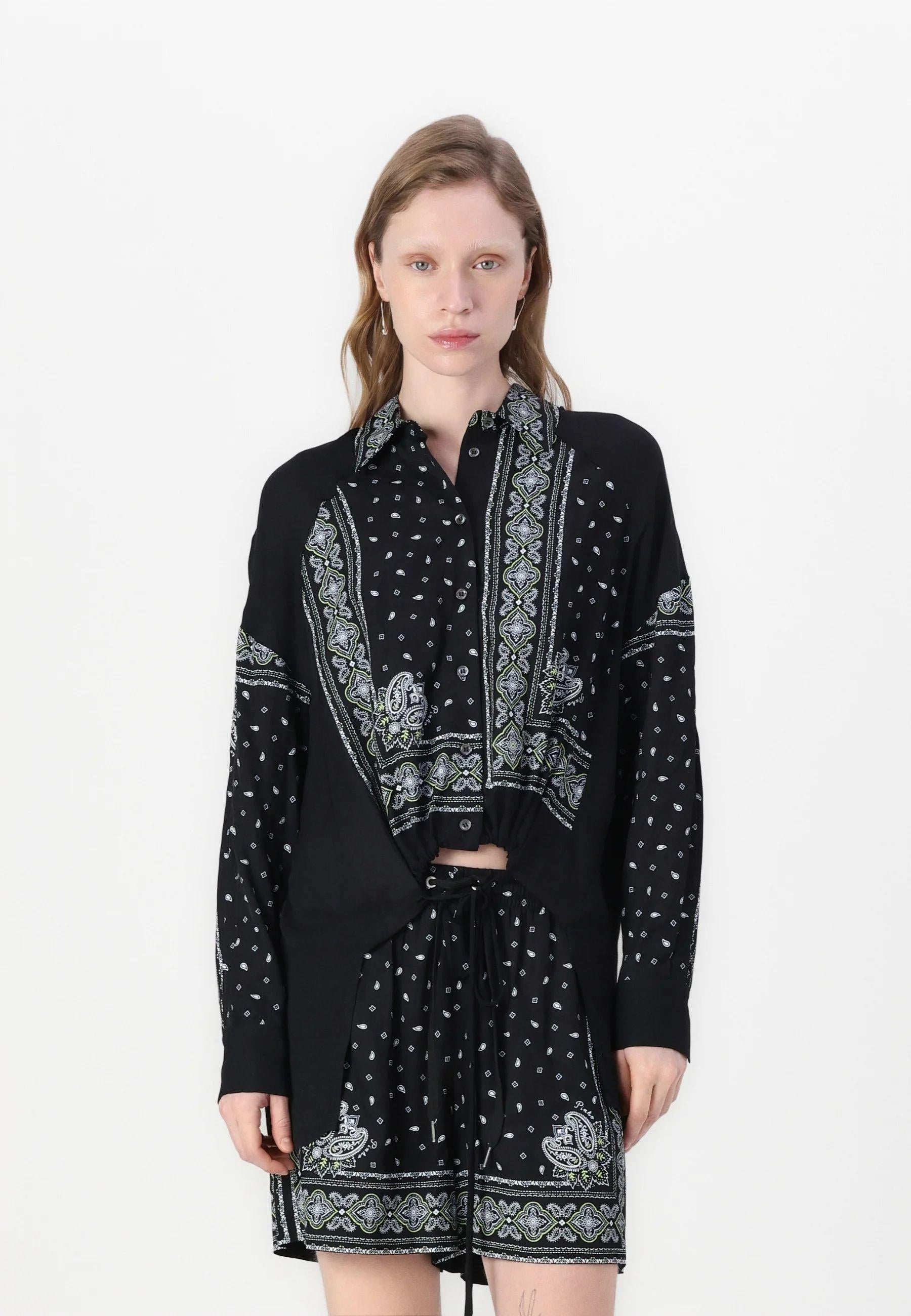 Camicia stampa bandana 