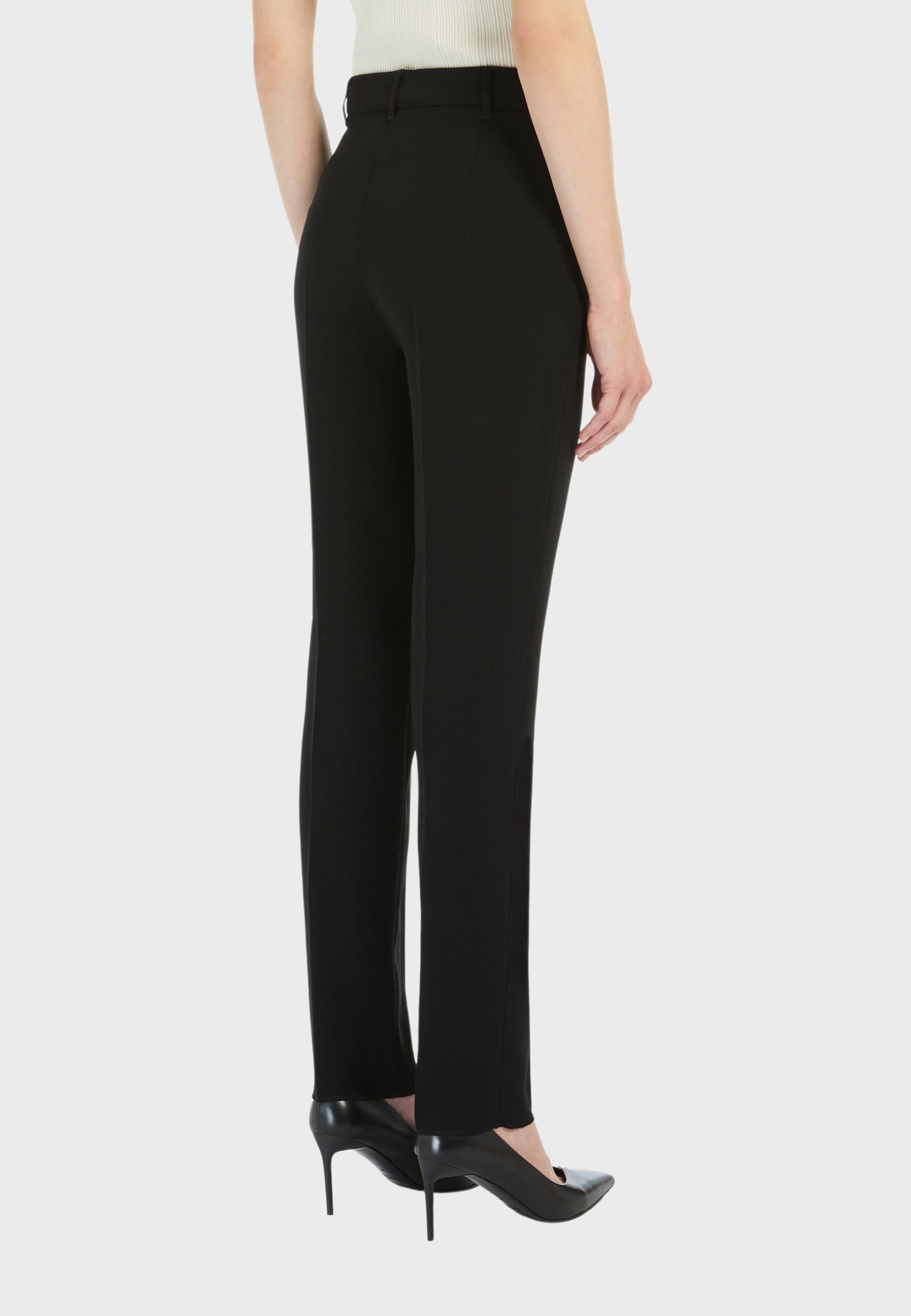 Pantalone dritto in cady tecnico 