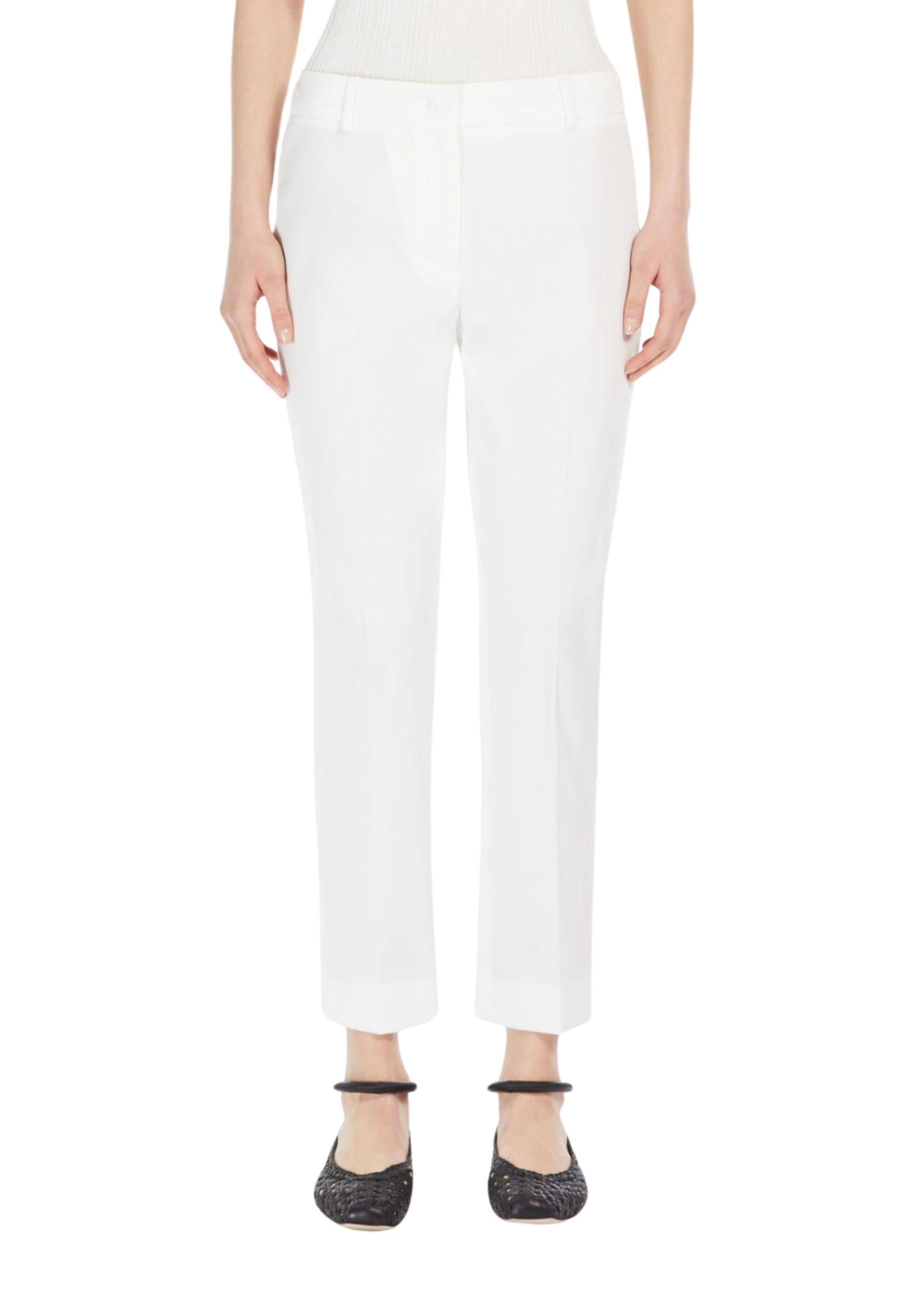 Pantalone slim in cotone stretch 