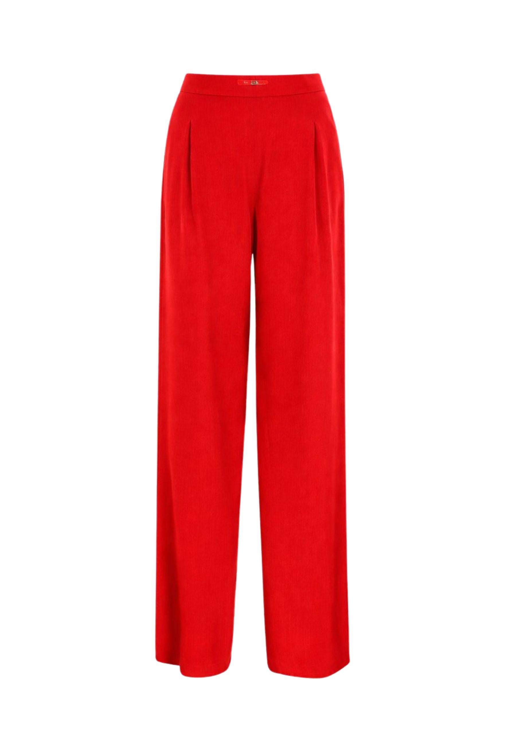 Pantalone Attila in Envers Satin Nero 