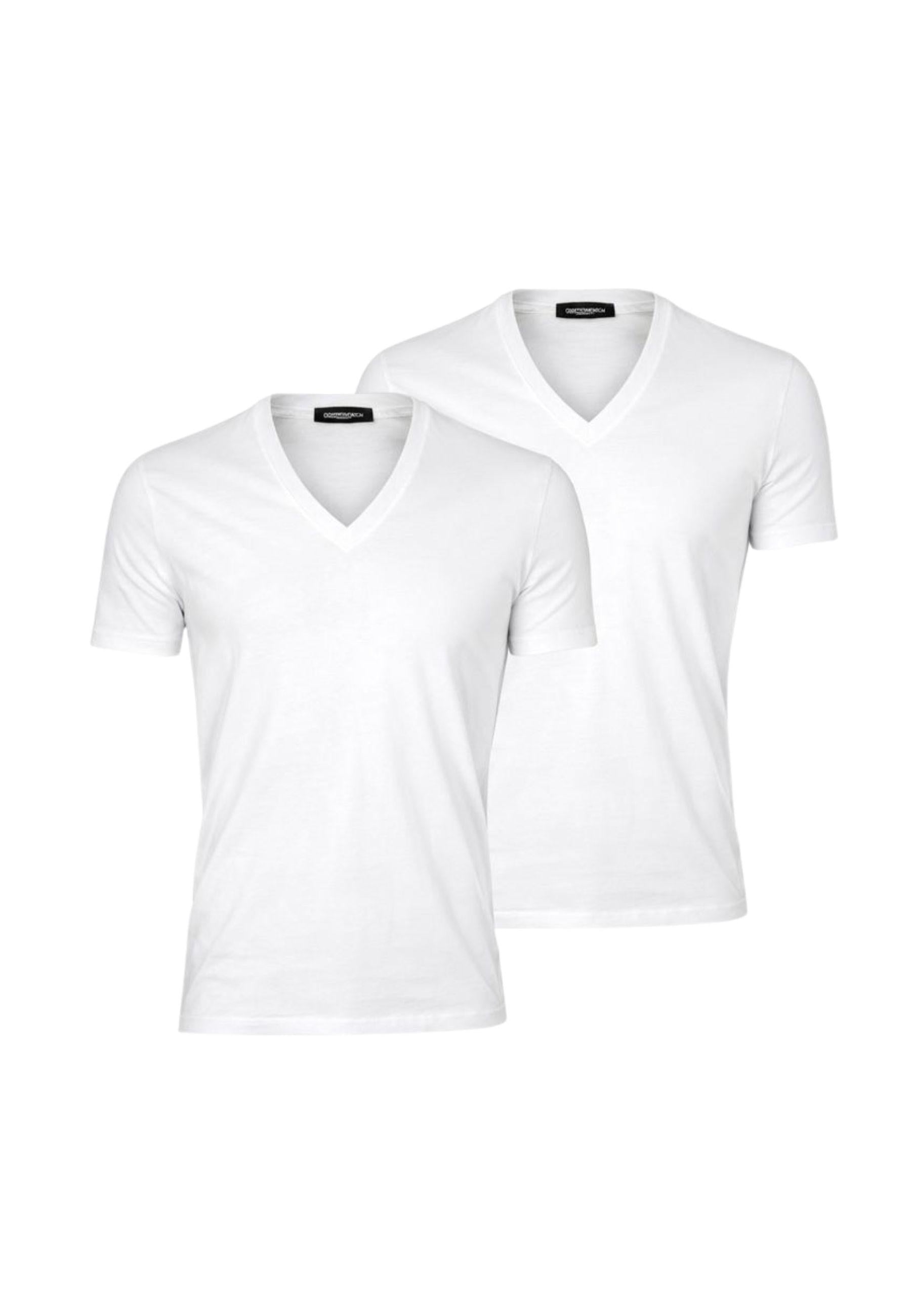 T-Shirt Uomo Scollo a V in Jersey 