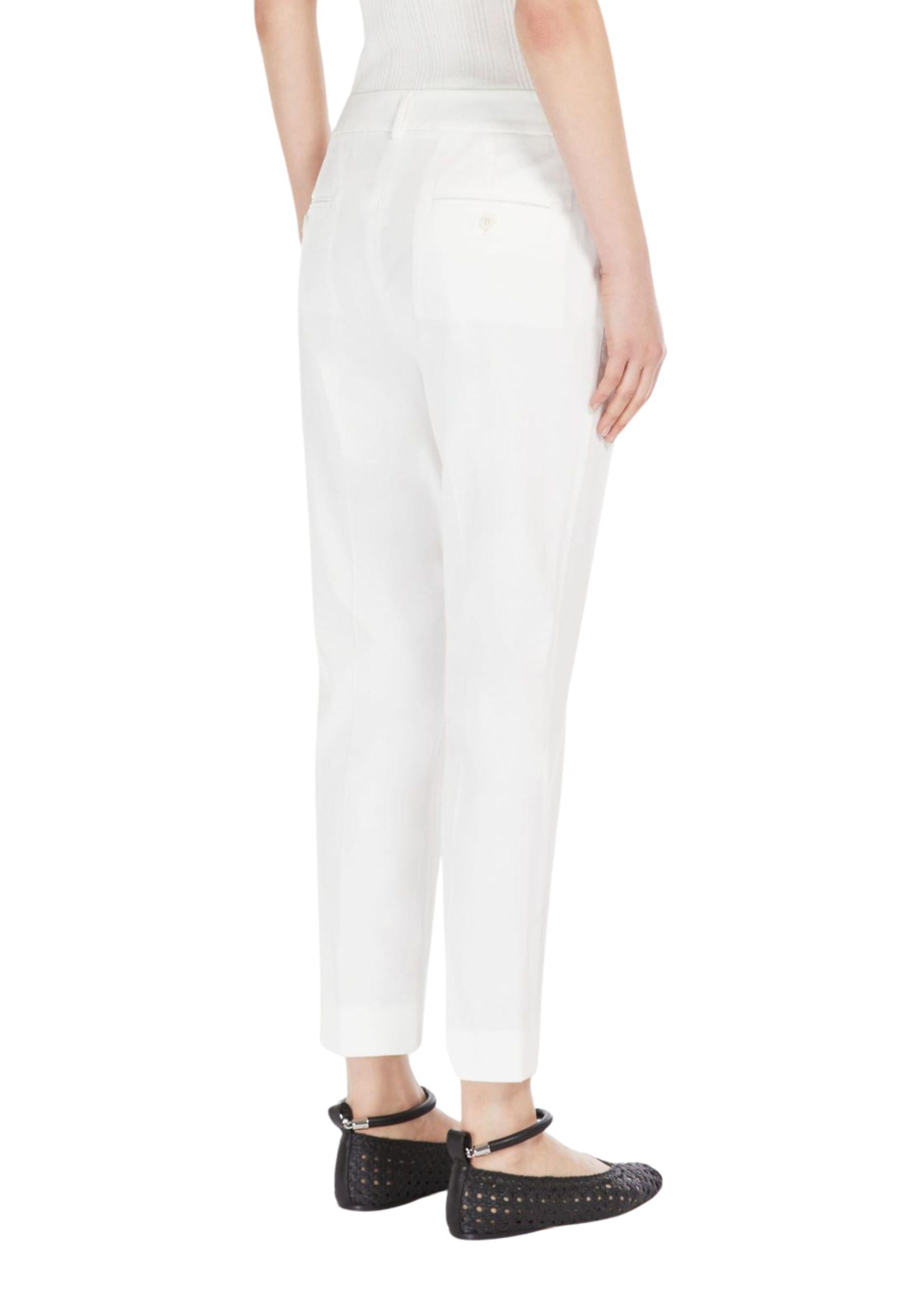 Pantalone slim in cotone stretch 