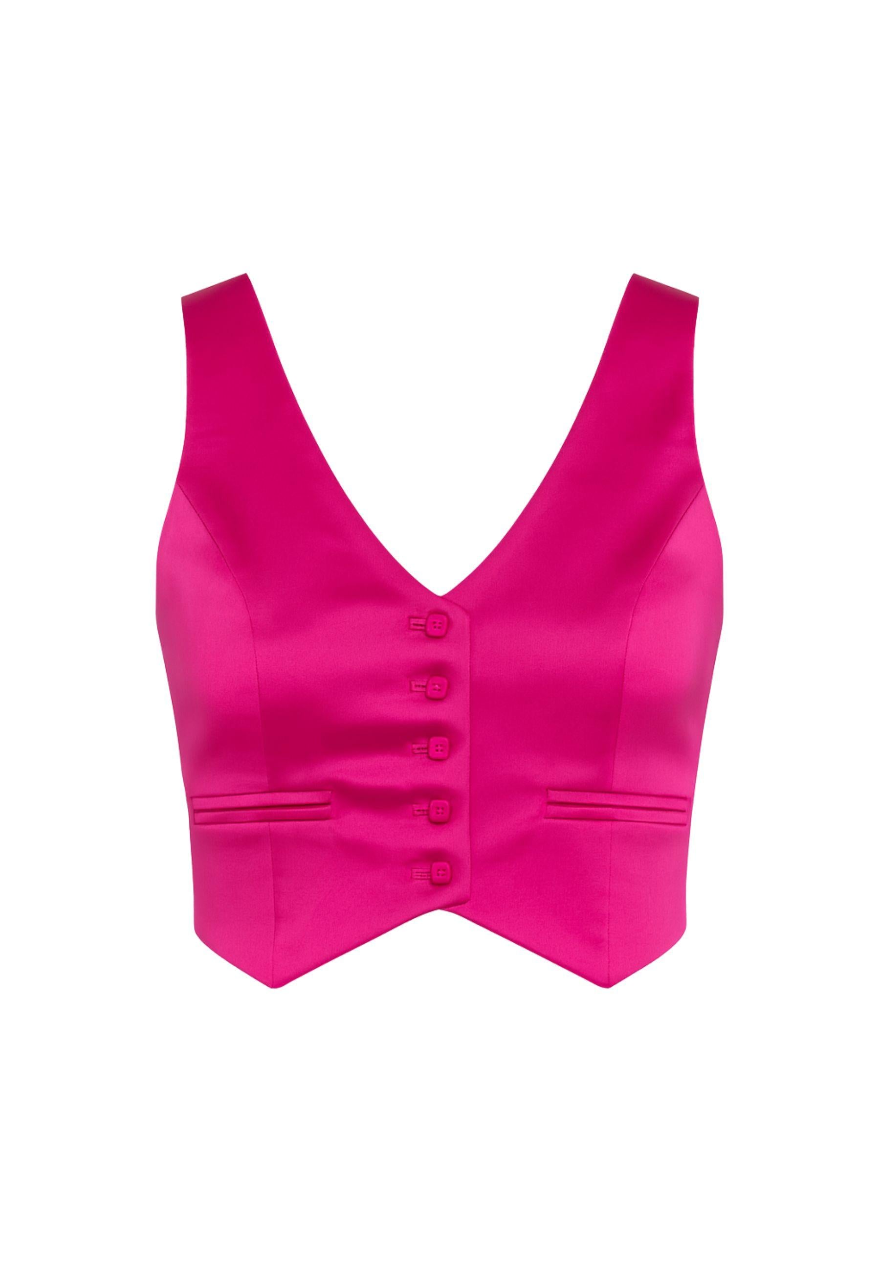 GILET IN RASO 