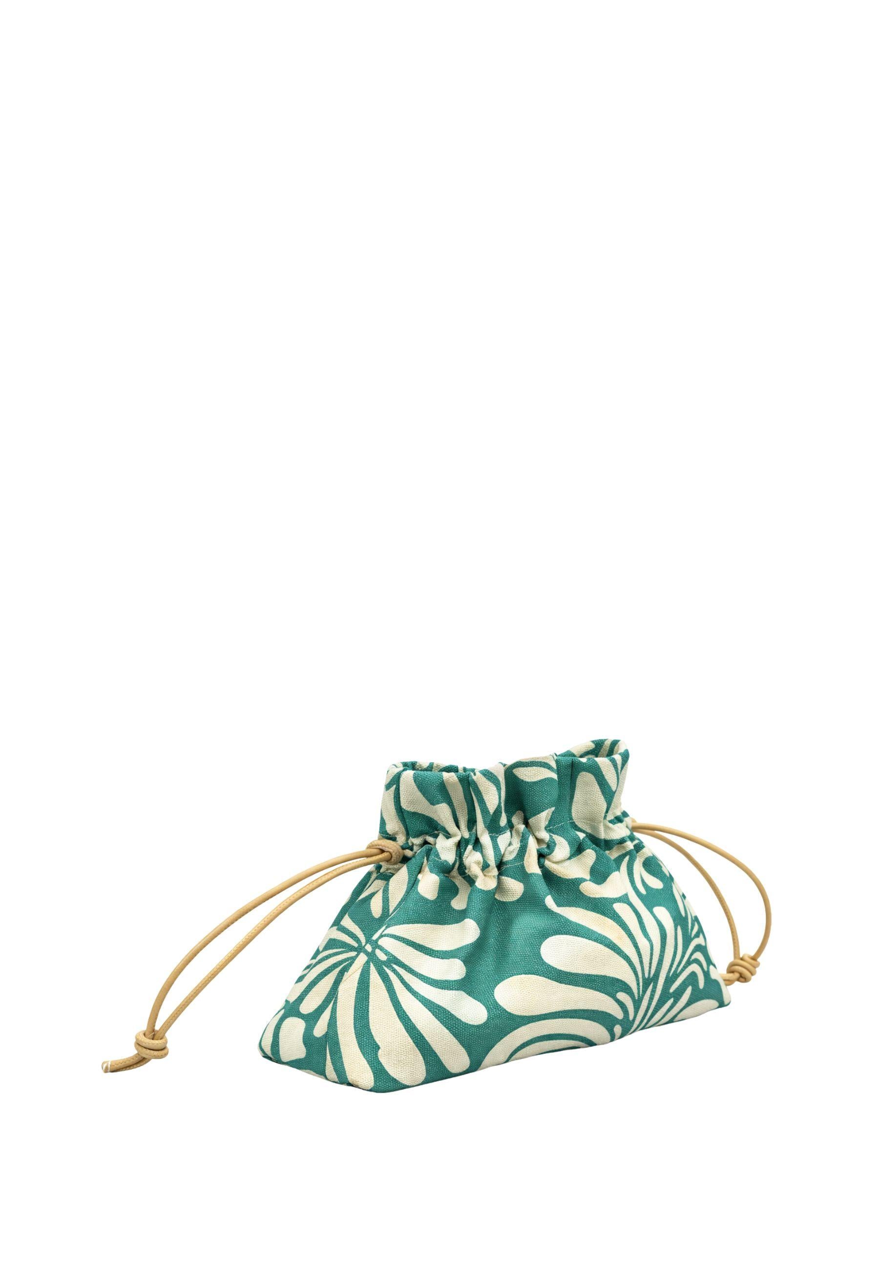 Pochette con stampa floreale 