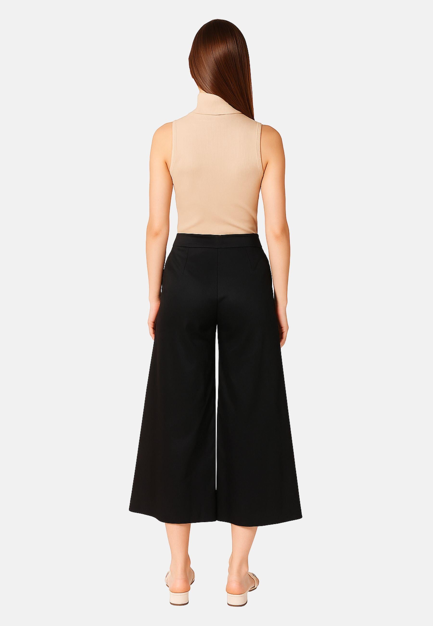 Pantalone palazzo nero - Liviana Conti<BR/> 