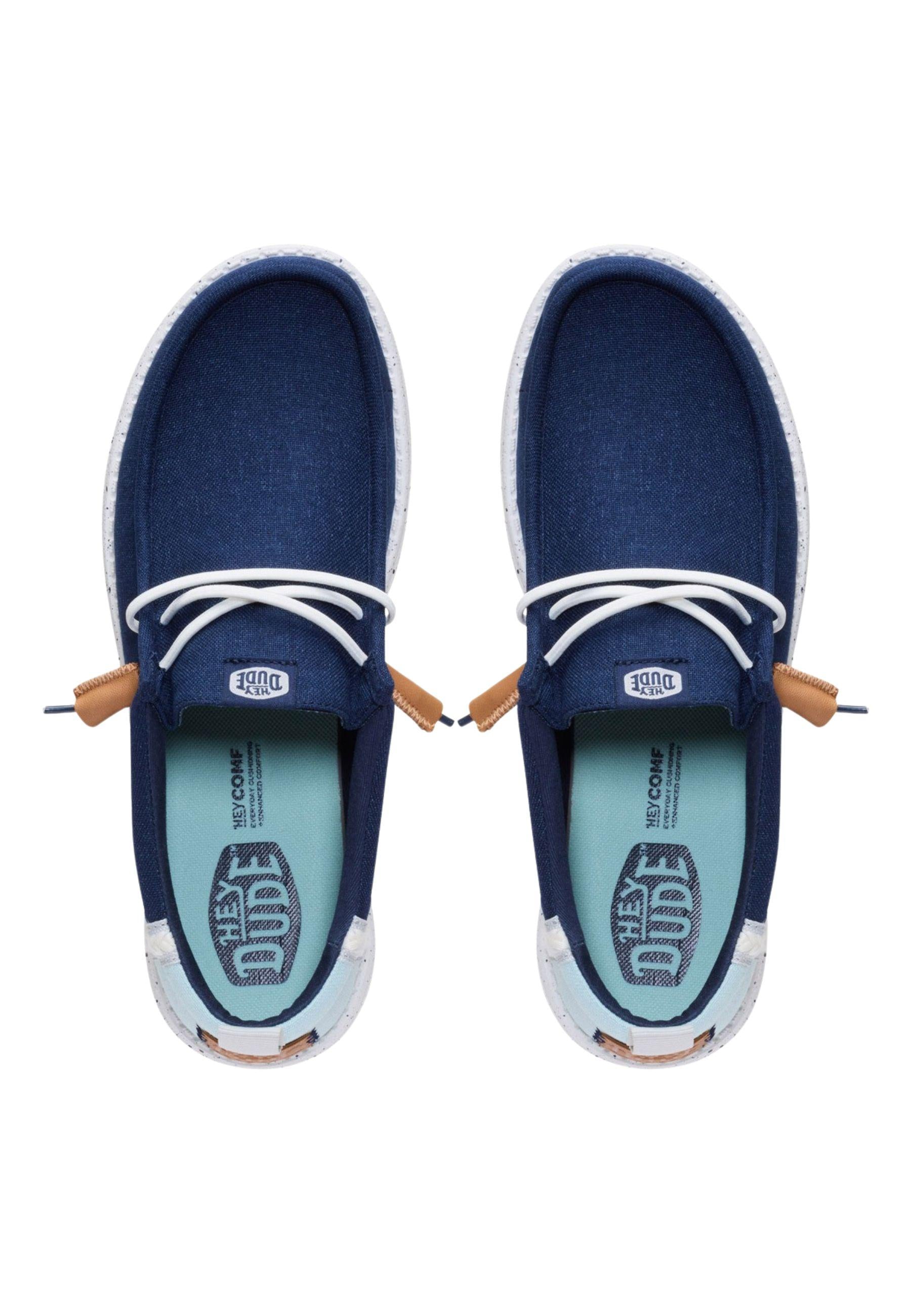 Wally Summer Linen da uomo - mocassino in tessuto effetto lino ultraleggero 