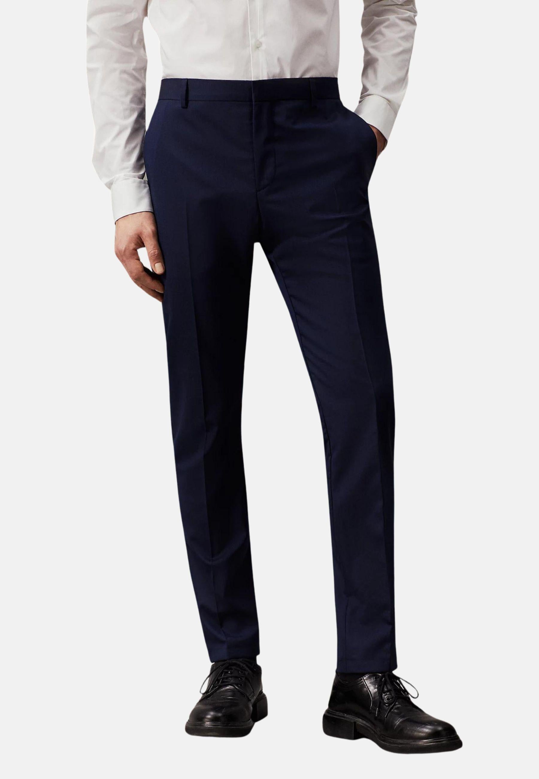Abito uomo Calvin Klein - Slim Fit in misto lana stretch 