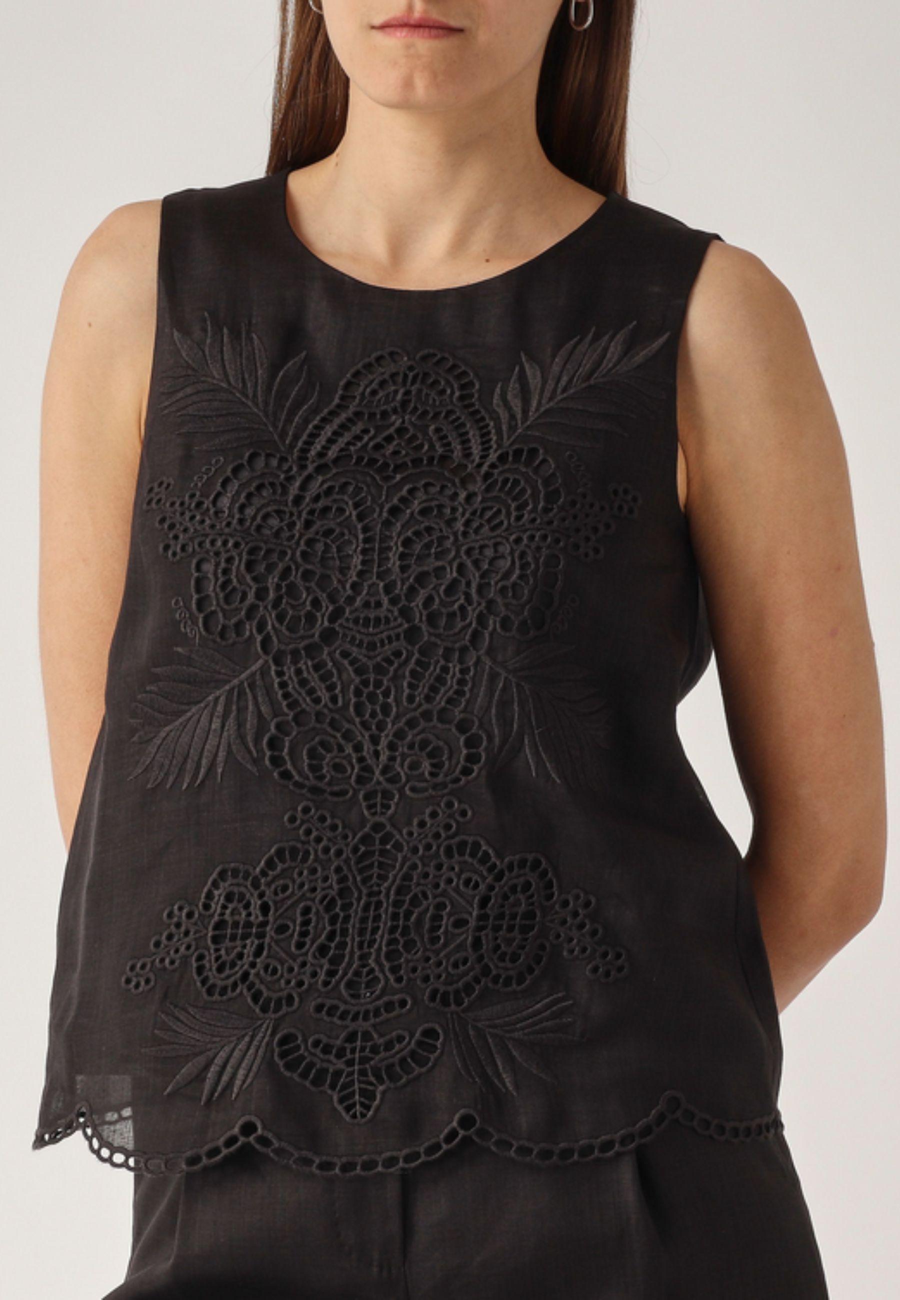 MAX MARA STUDIO - Top donna Efeso in ramiè 