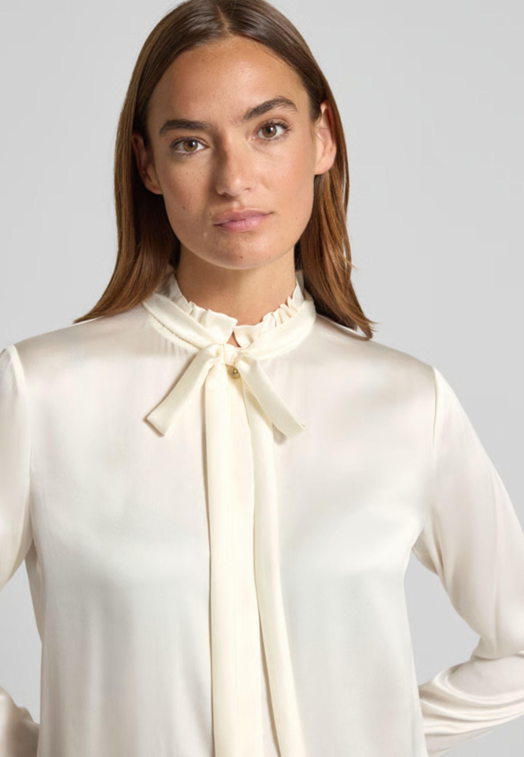 Max Mara Studio - Blusa GILLES in seta con fiocco 