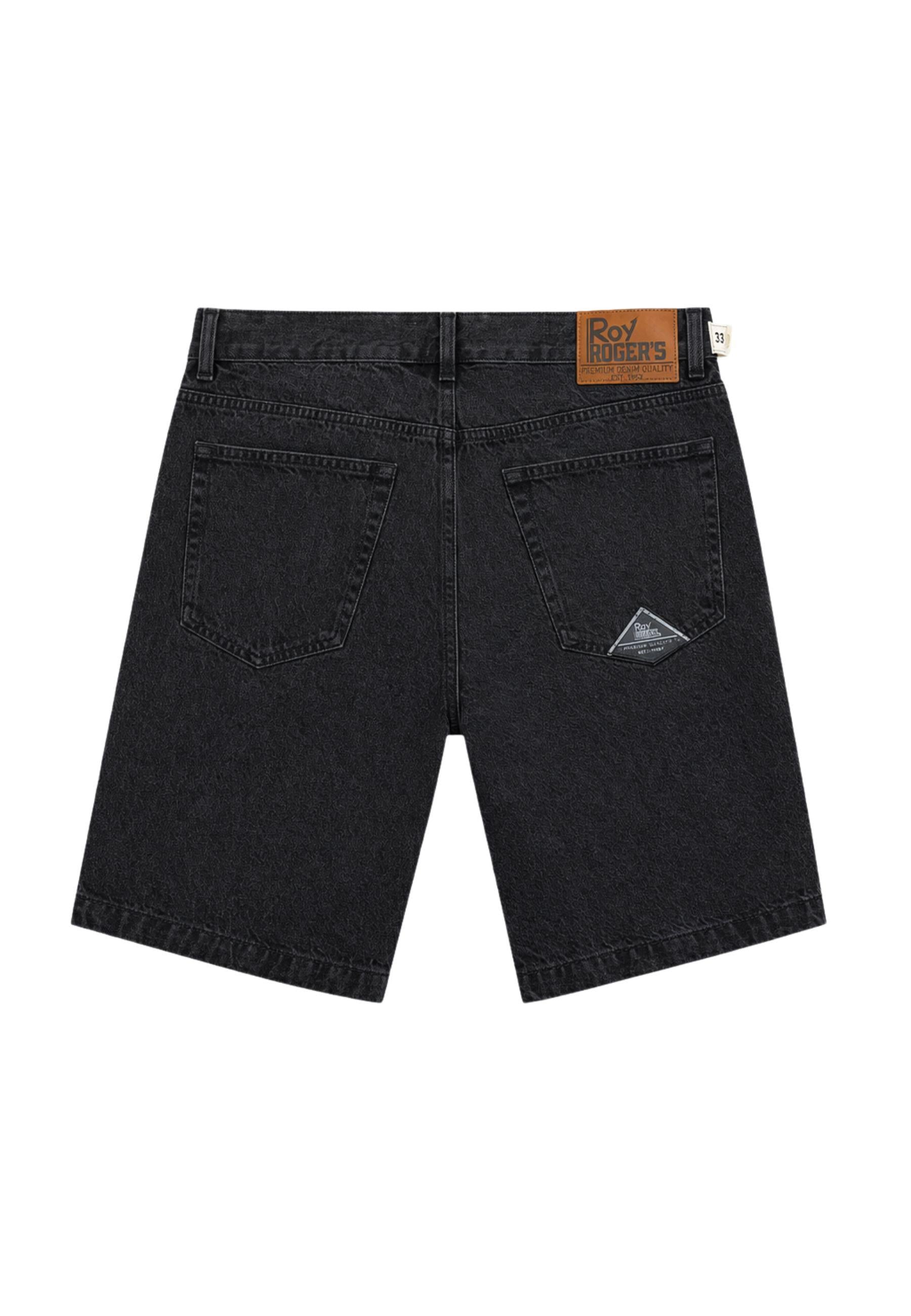 Bermuda denim Roy Roger's in cotone 
