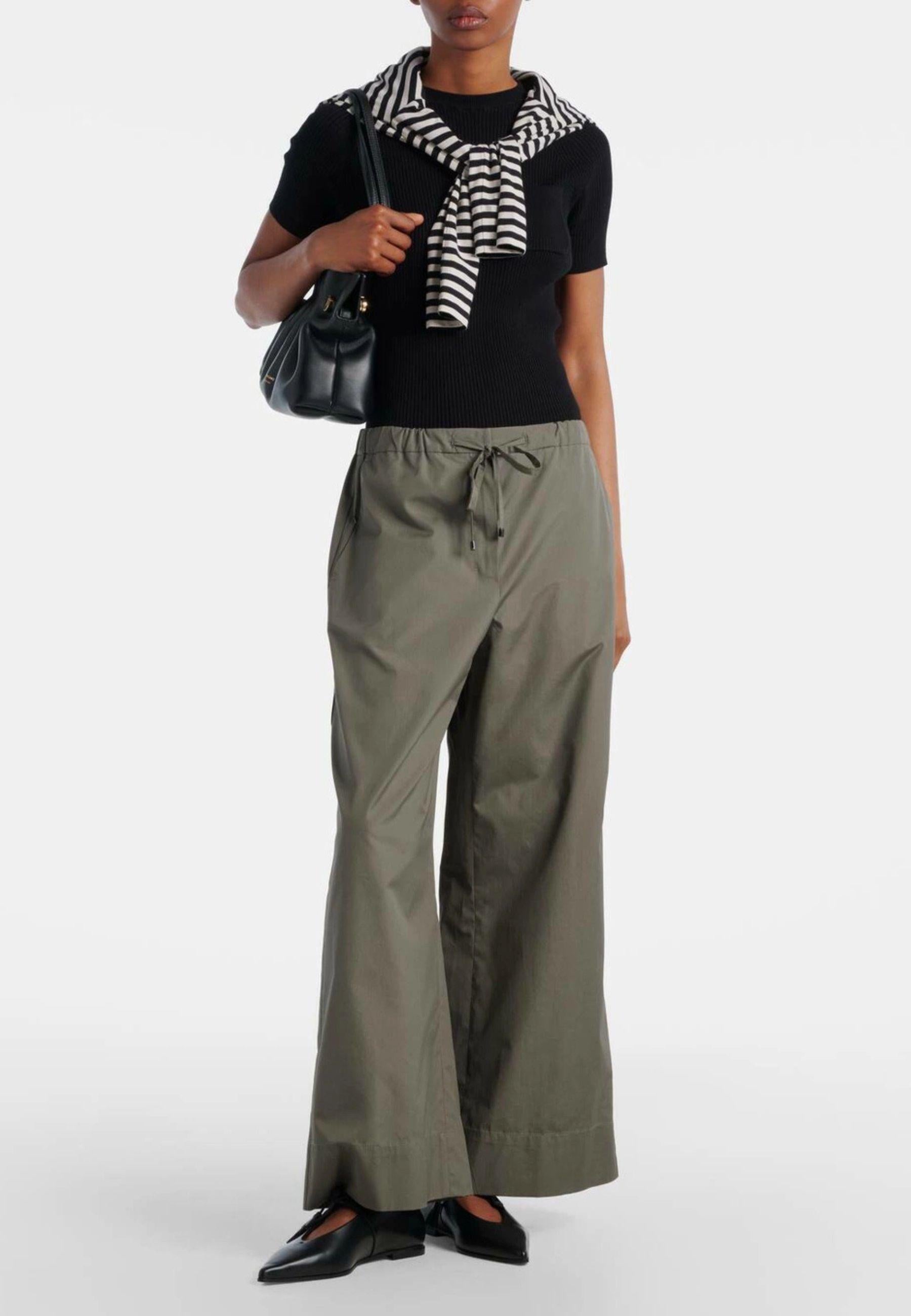 Pantalone wide-leg in cotone - 'S Max Mara 
