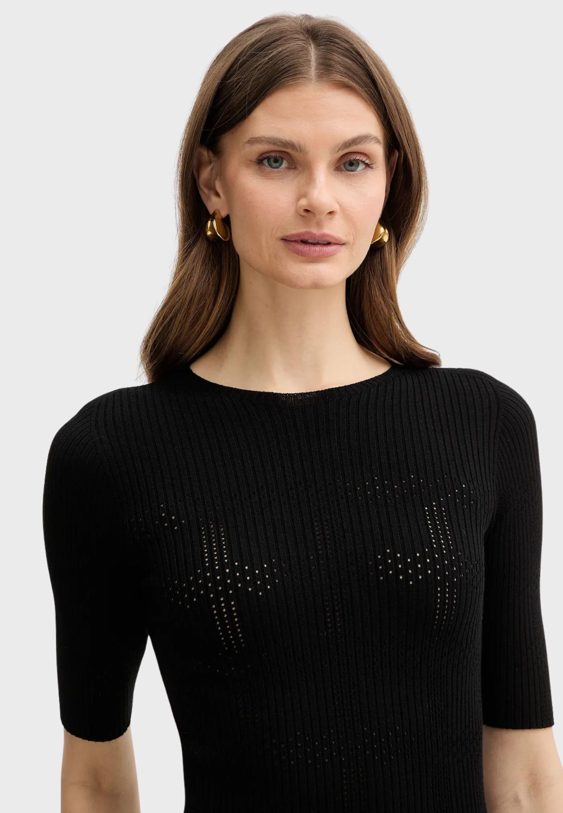 Maglia Twinset in maglia a costine 