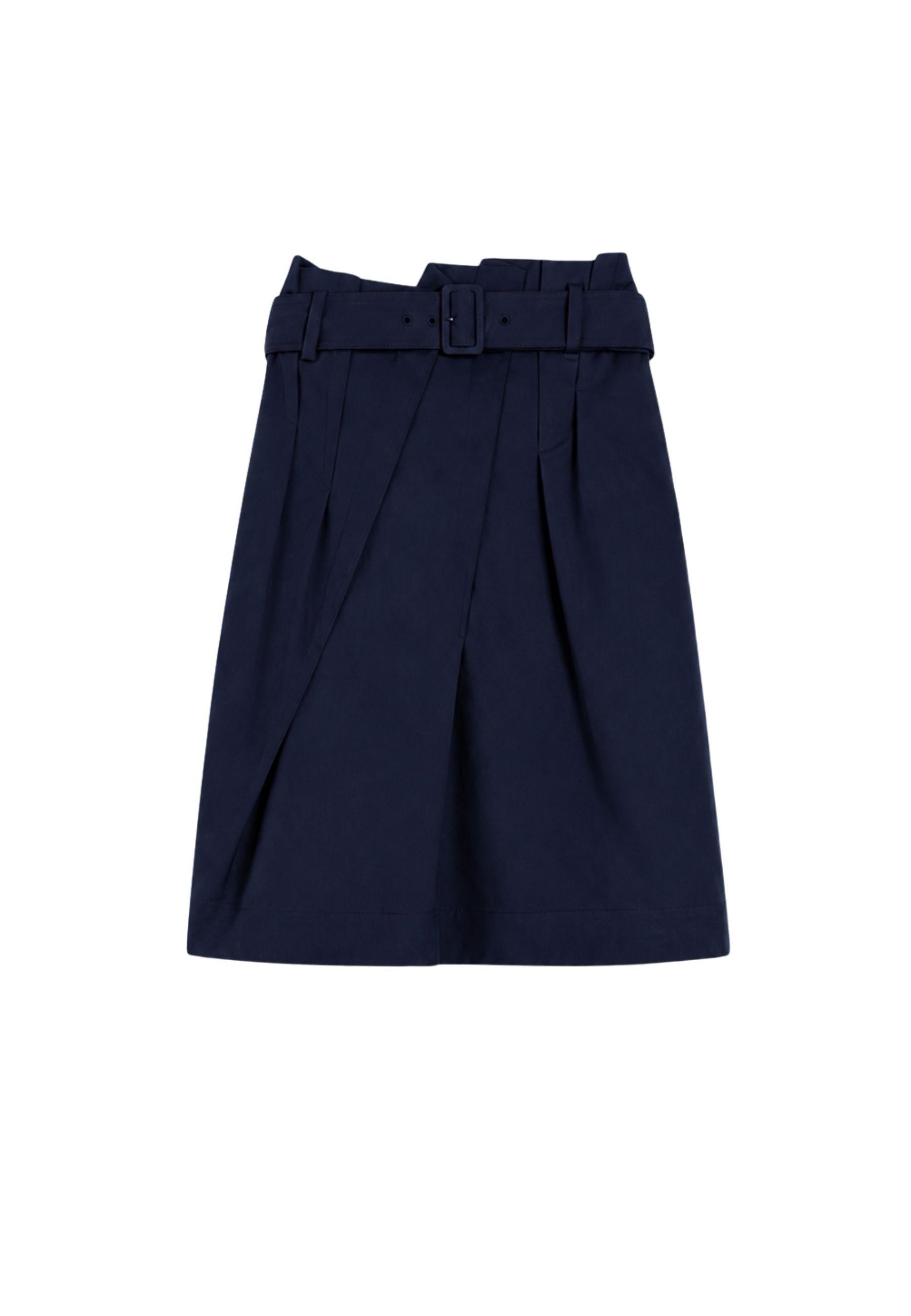 Max Mara Studio - Gonna in batavia di puro cotone 