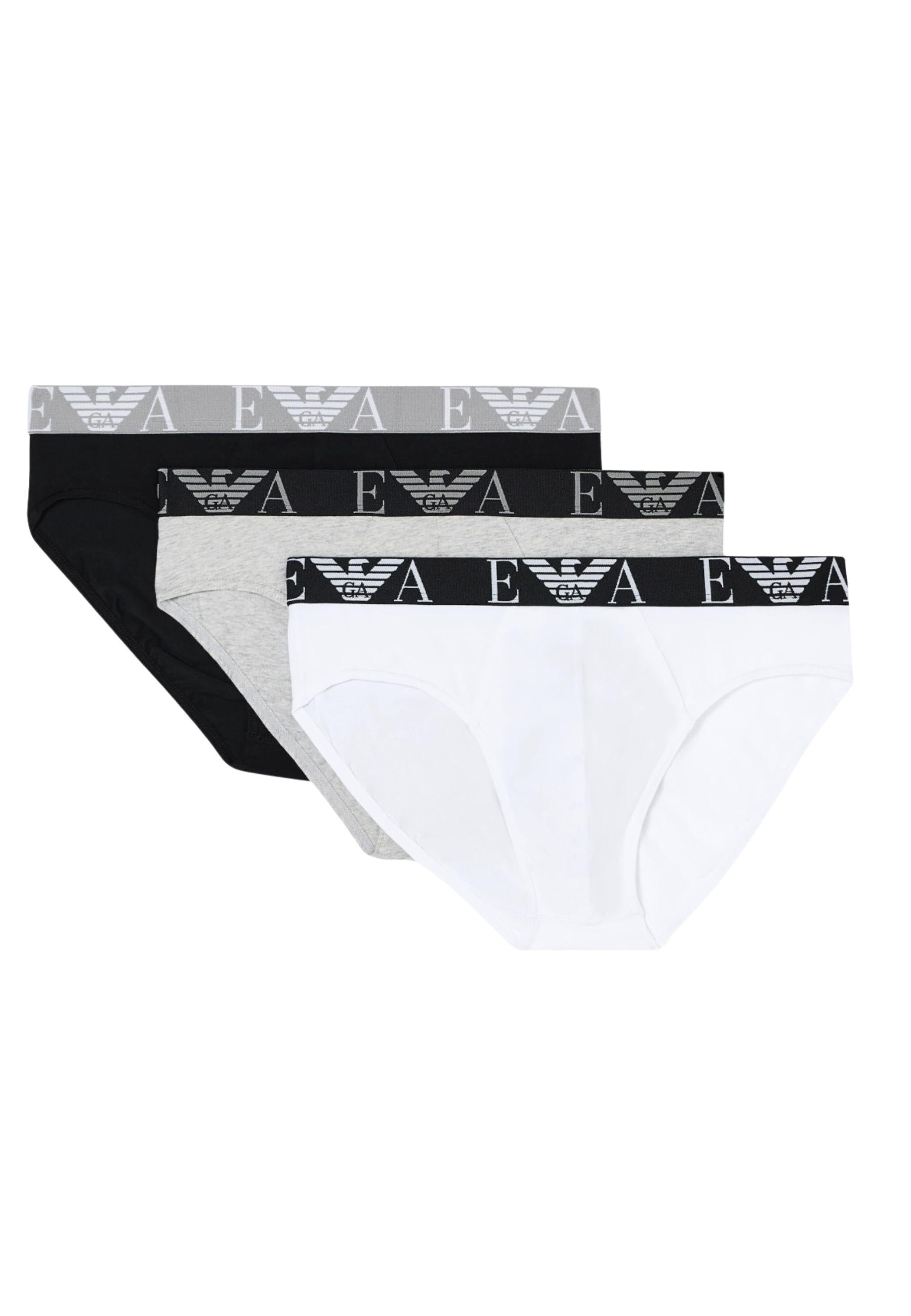 EMPORIO ARMANI - Pack 3 Slip Logo Bold Monogram 