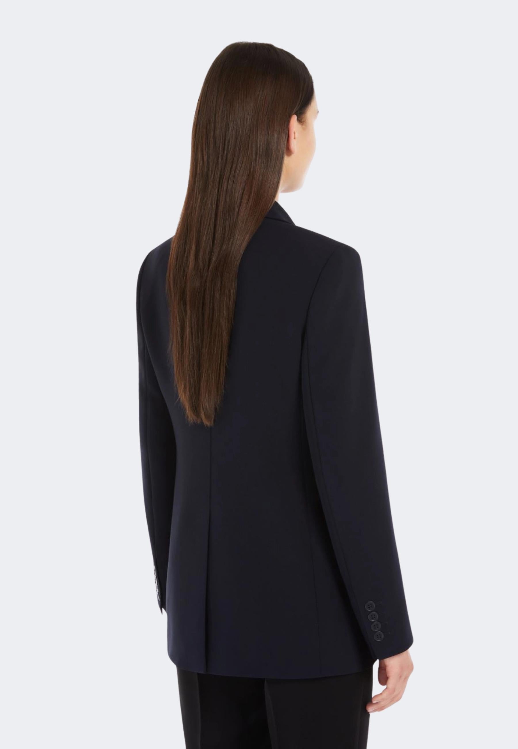 Max Mara Studio Blazer Linz in cady blu 