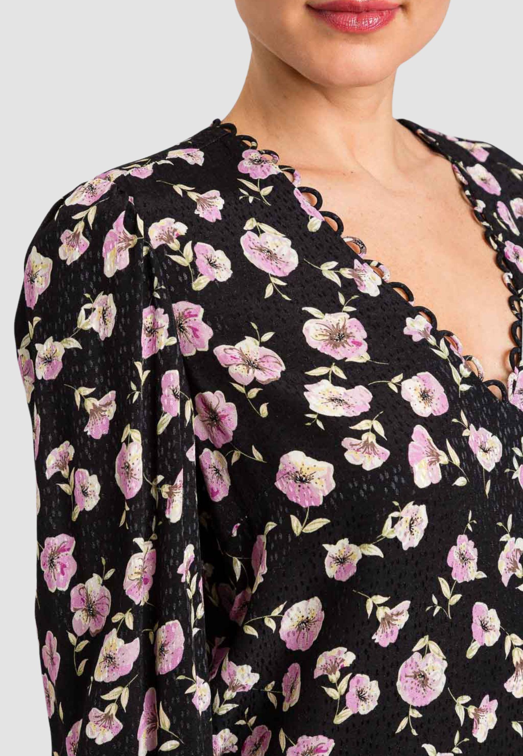 Blusa Twinset a fantasia floreale 