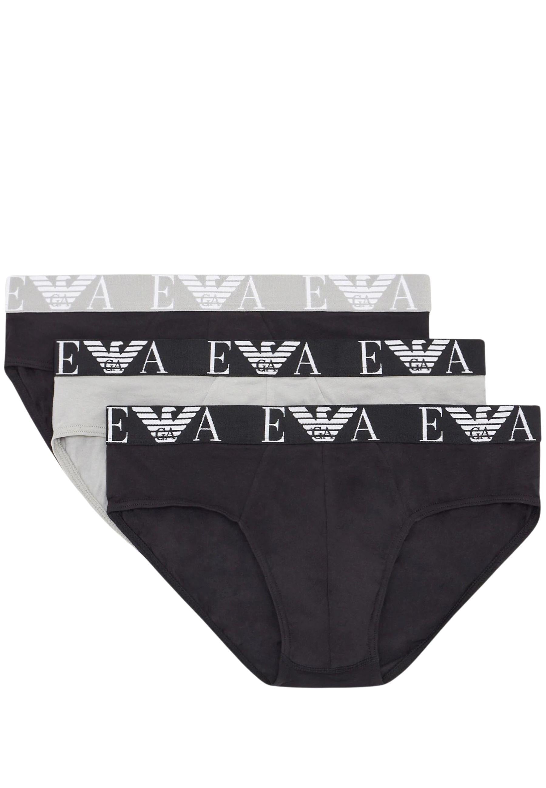 Emporio Armani Underwear - Set 3 slip con logo<BR/> 