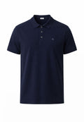 Polo Calvin Klein in cotone stretch - Blu navy