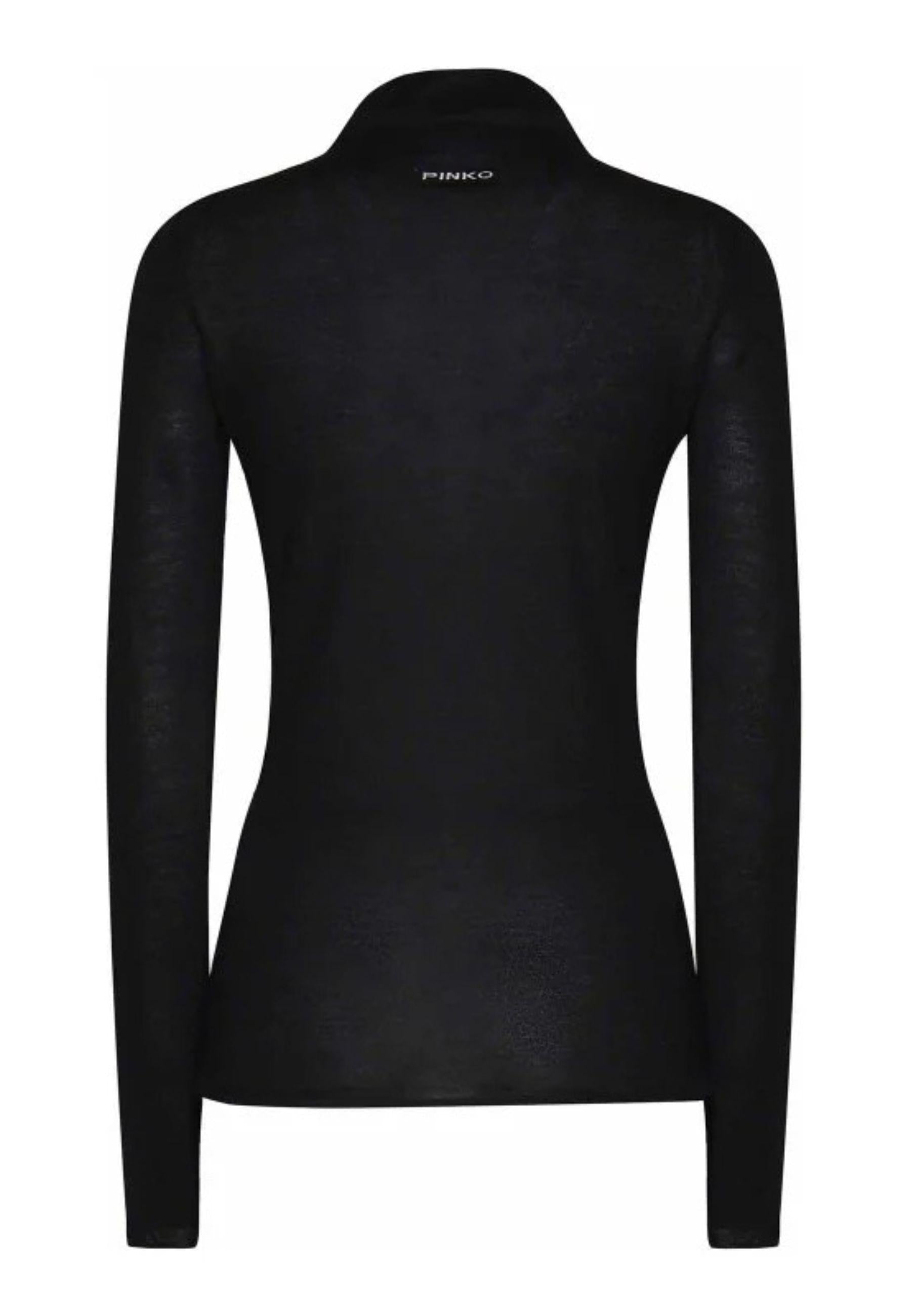 Maglia Dolcevita Pinko in Lana e Seta 