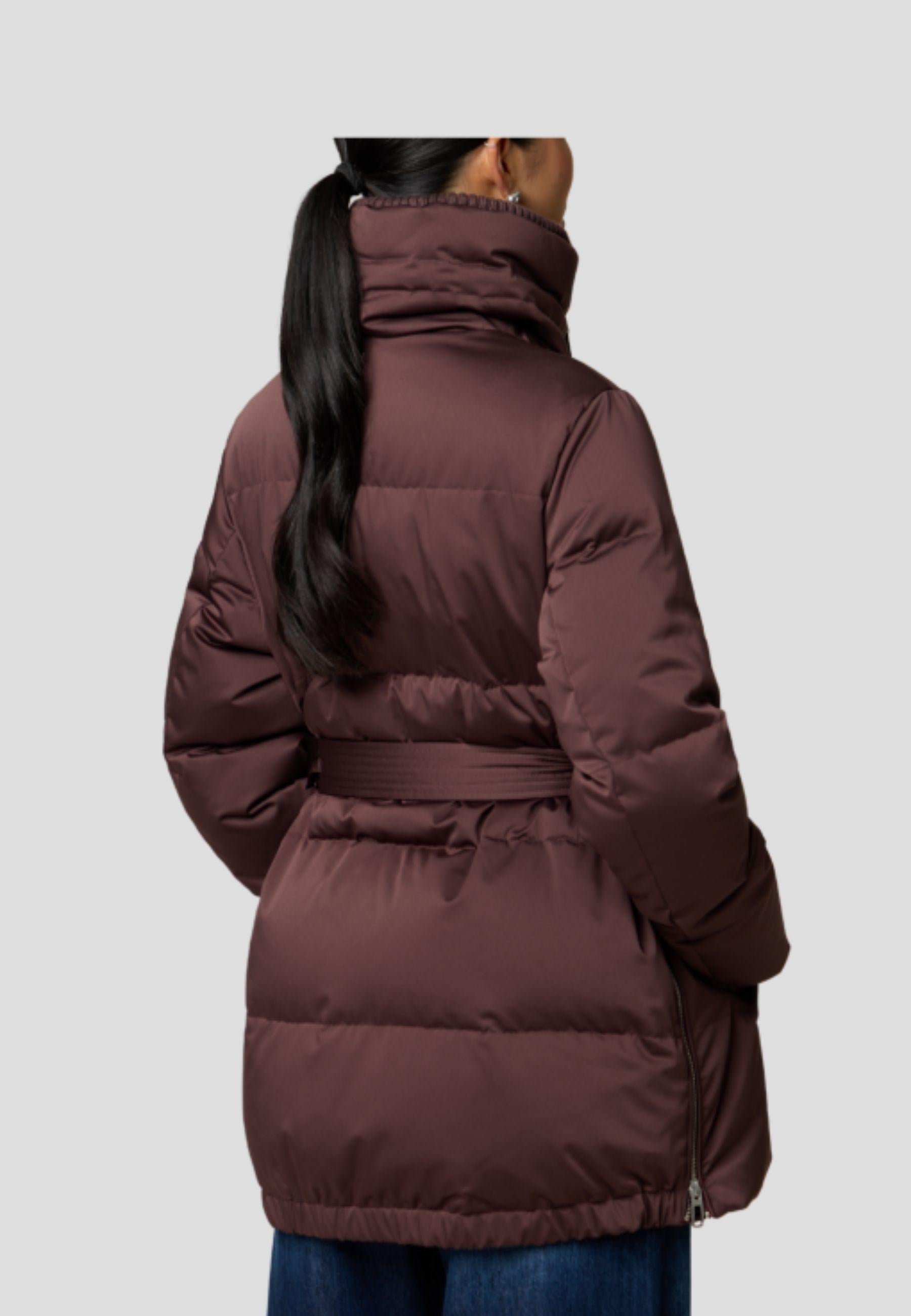 Piumino DUNO da donna con cintura 