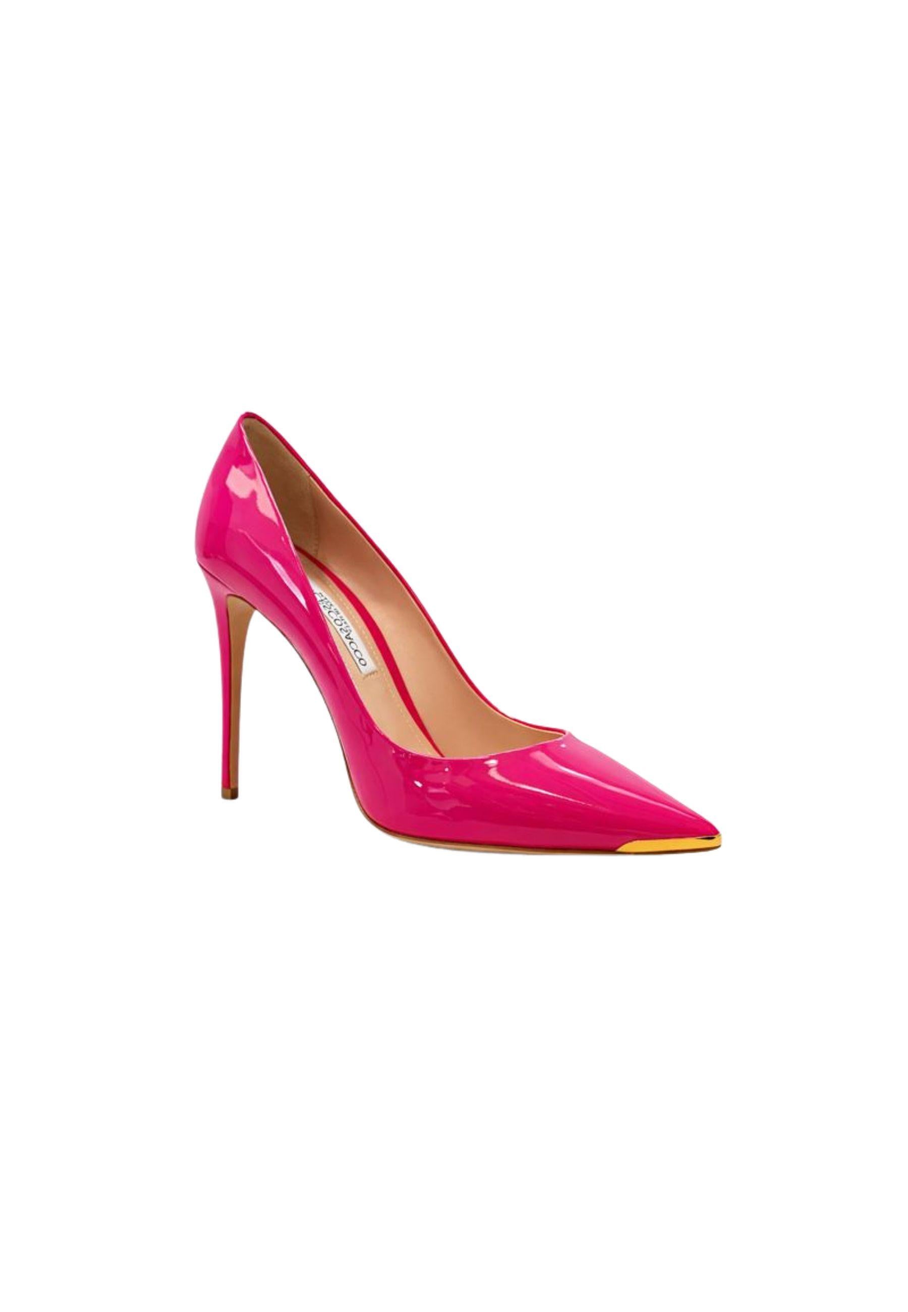 Décolleté donna FRANCESCO SACCO in vernice - tacco 10 cm 