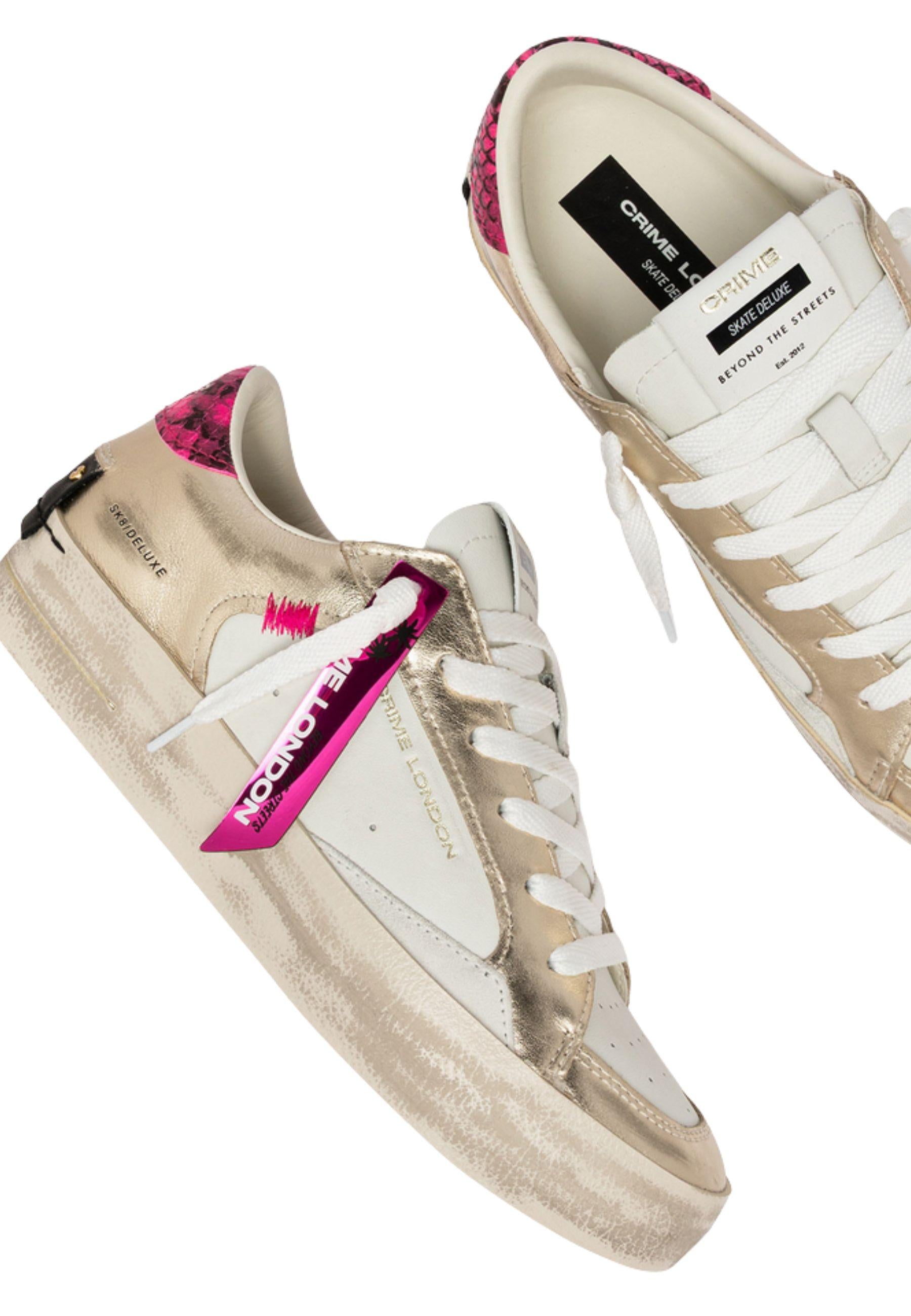 SK8 Deluxe Pink Venom - Sneakers Donna Made in Italy 