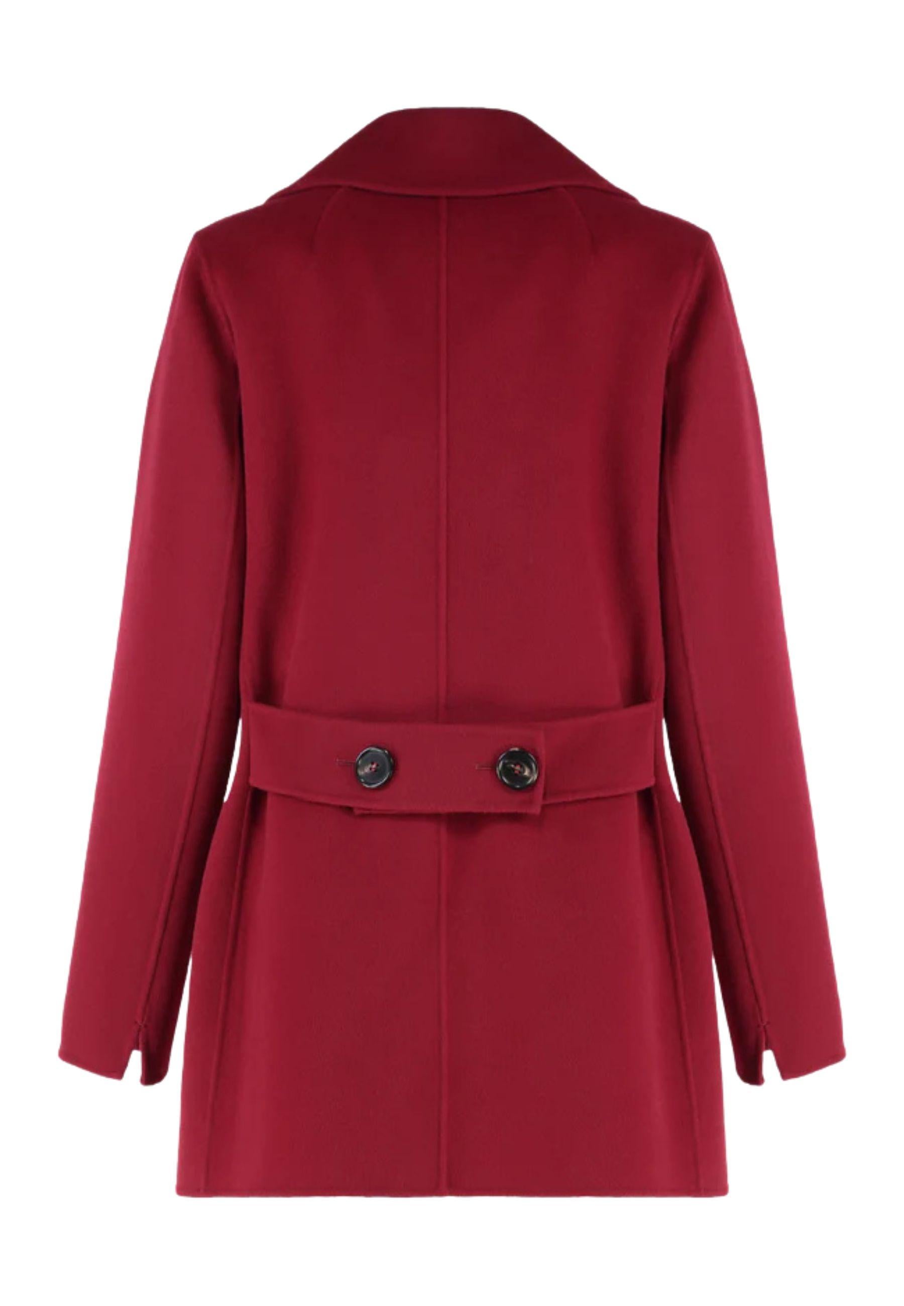 Cappotto caban doppiopetto Max Mara - lana vergine 