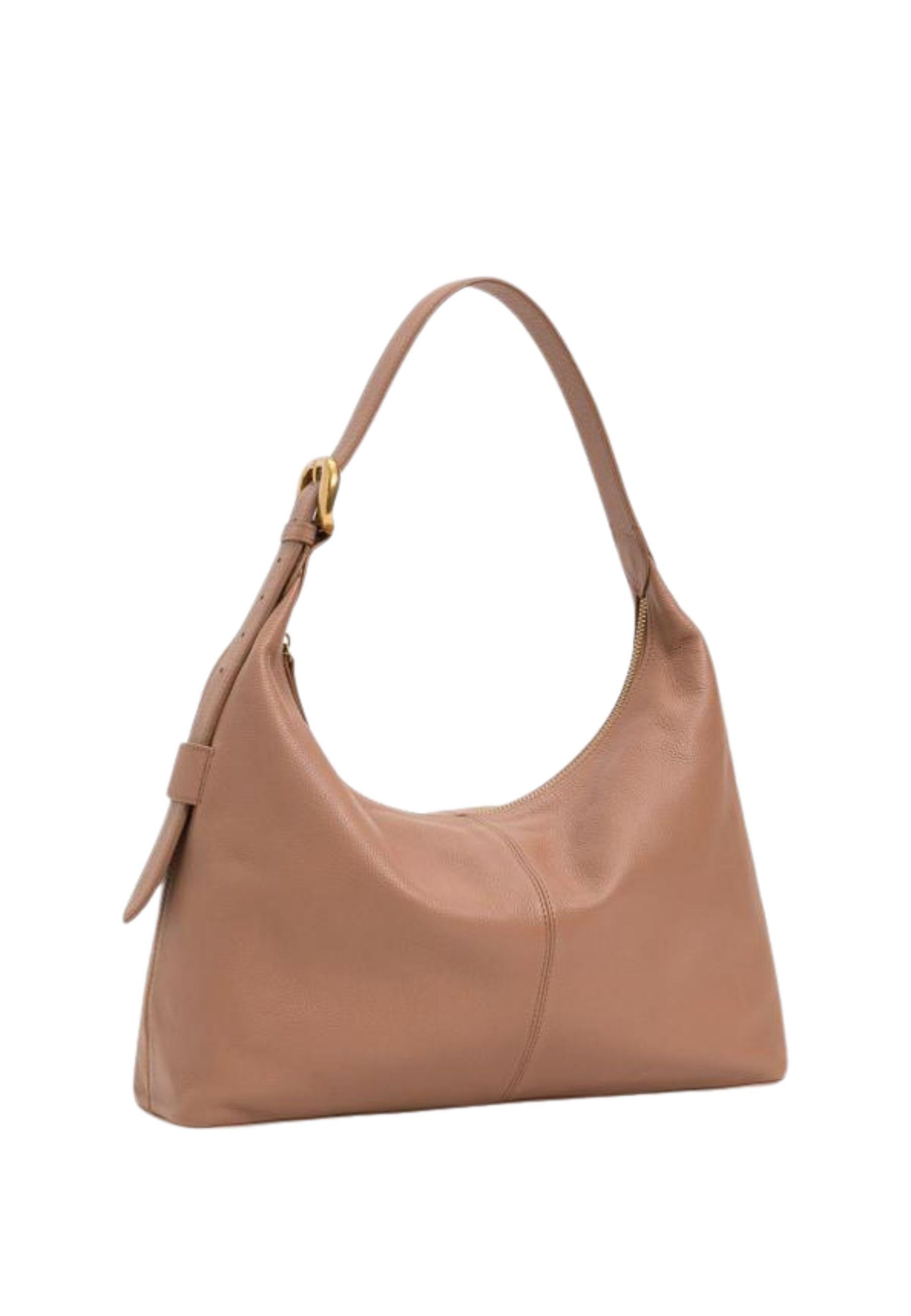 Twinset Milano Genuine Leather Hobo Bag 