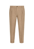 Pantalone Briglia 1949 in puro lino 100% - Beige sabbia