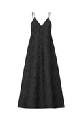 Vestido largo de algodón bordado