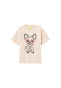 T-shirt oversize con stampa e ricamo - Actitude by Twinset