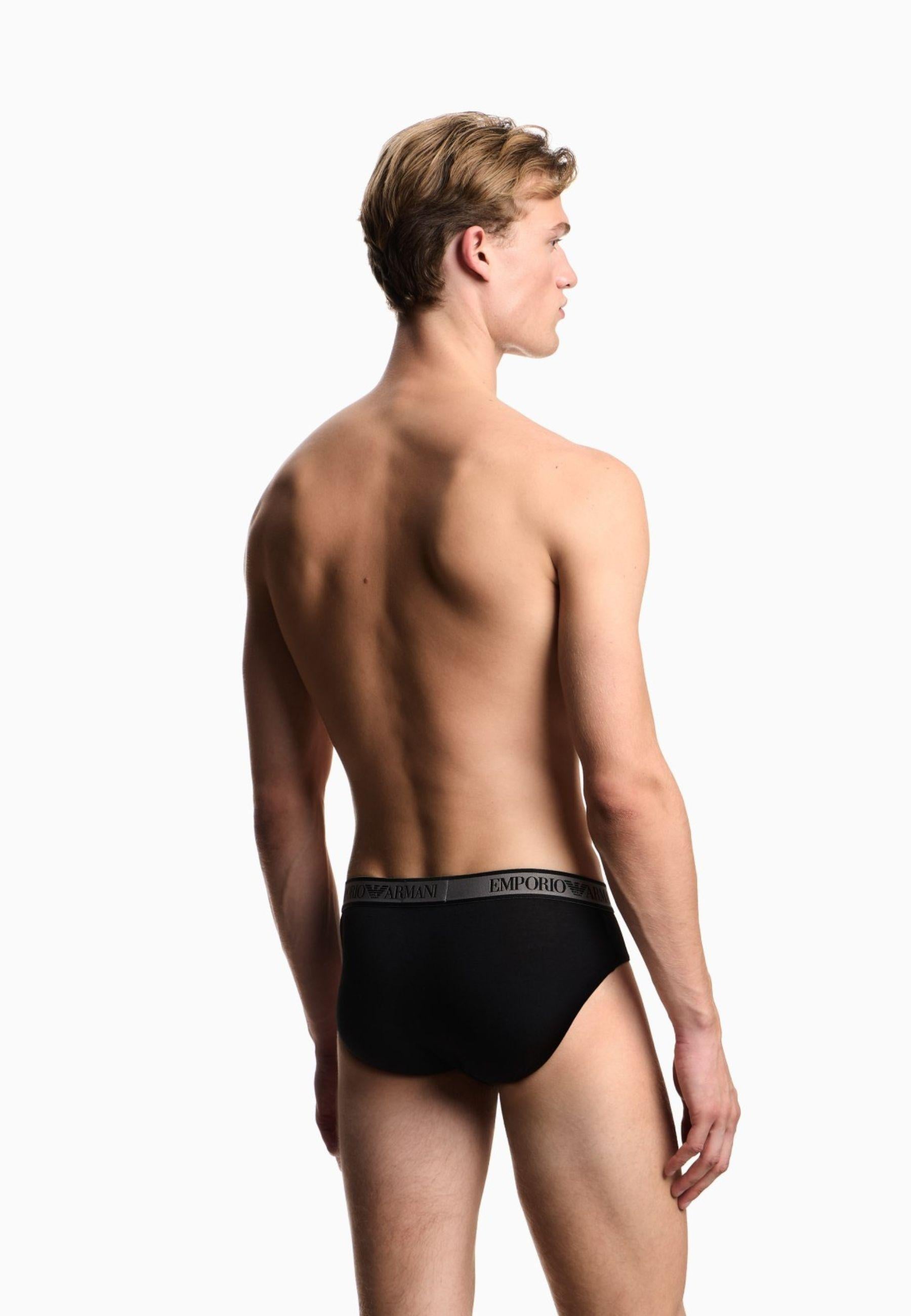 Emporio Armani - Pack 3 Slip Core Logoband 