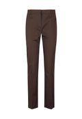 Pantalone a sigaretta in gabardina di cotone stretch