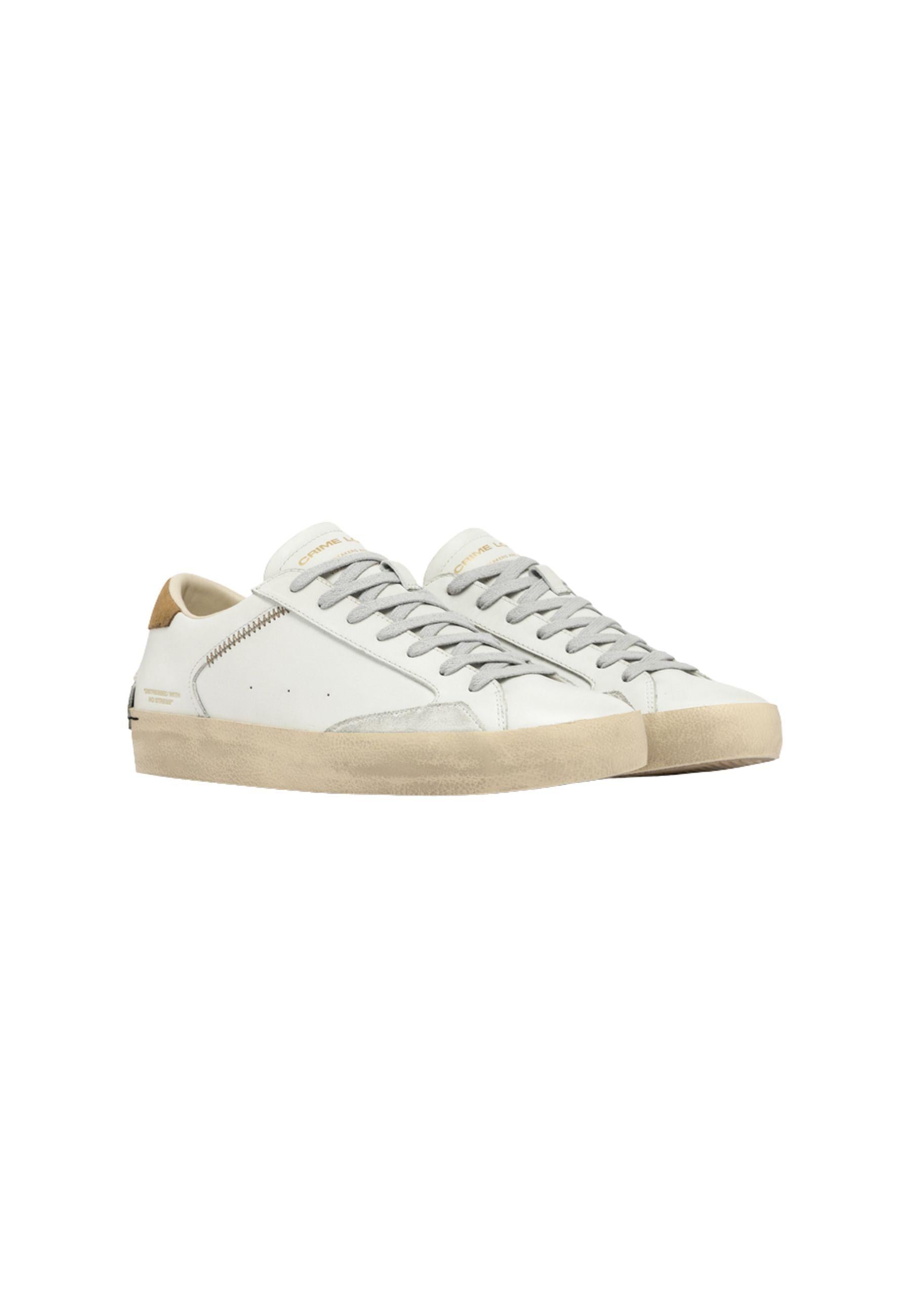 Distressed Desert Tan - Sneakers Uomo Made in Italy 