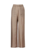 Pantaloni Max Mara Leisure "Vik" in seta stampata