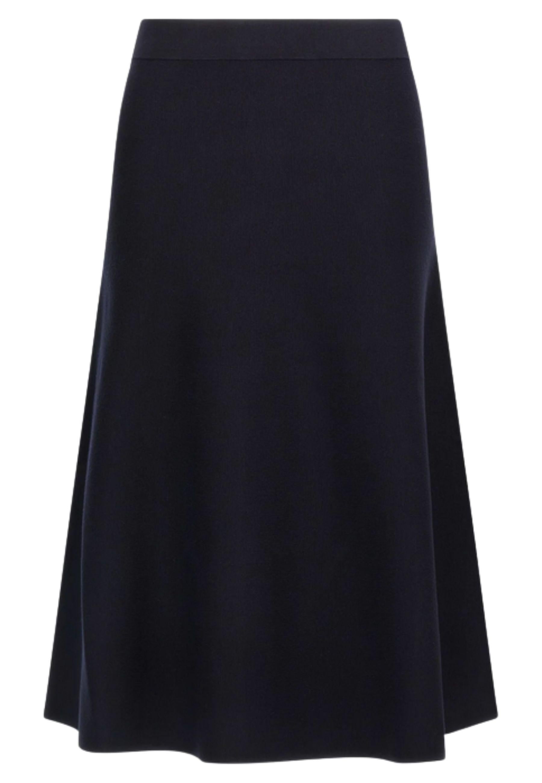 Max Mara - Gonna longuette in viscosa stretch 