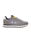 Sneaker Tom in medium grey nylon and suede